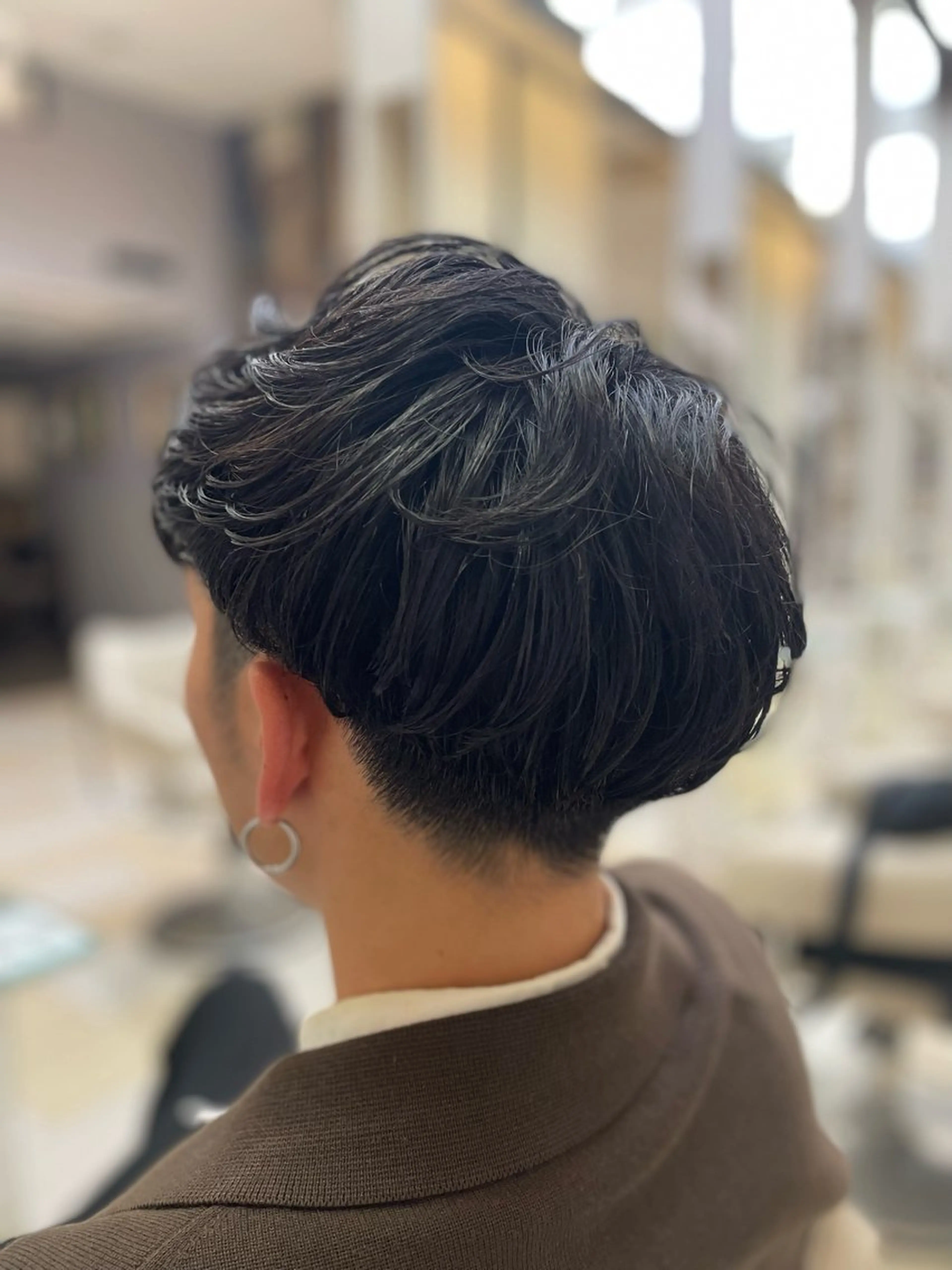 メンズ メンズパーマ カット パーマ 兼元 優也のヘアスタイル