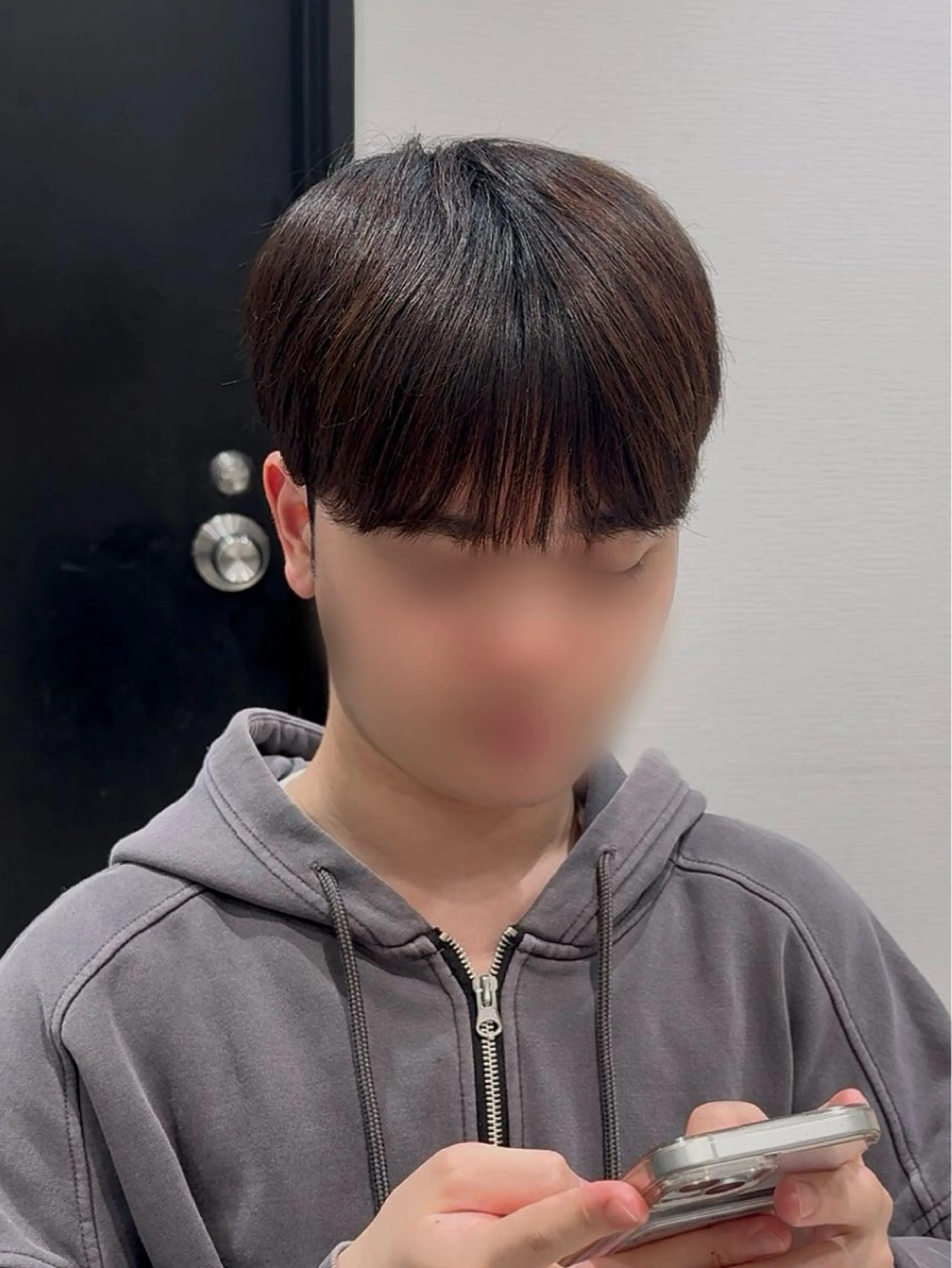 ショート カラー パーマ ヘアアレンジ メンズ カット ヘアセット パク・ボミン小野リエ 韓国ハーフ🦊のその他イメージ