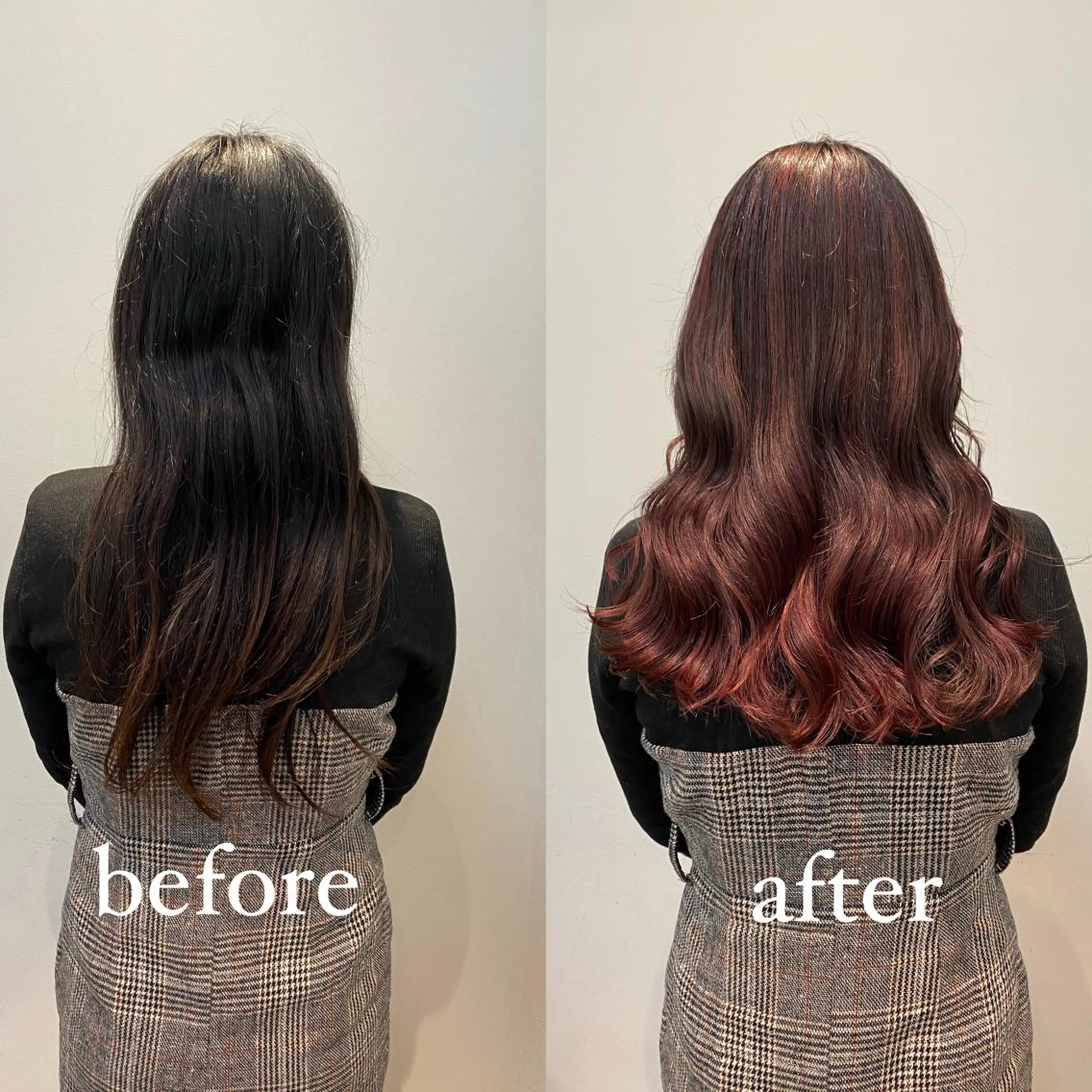 🐣話題のオラプレックス使用🐣カット＋ケアカラー＋OggiOtto4stepトリートメント付✨コテ仕上げ🎀の写真