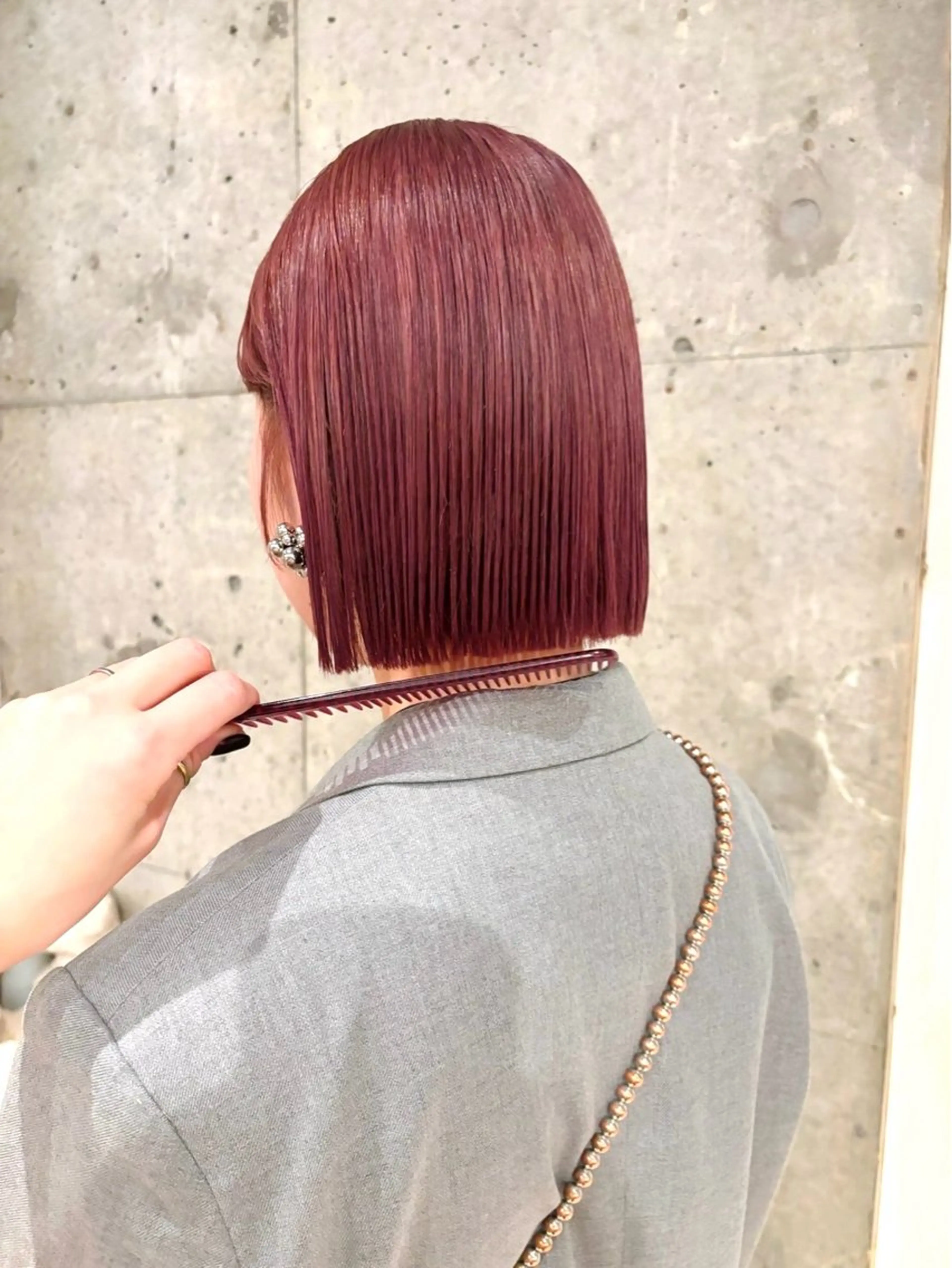 ミディアム 艶髪／レイヤー／ 垢抜け🩵／MARIのヘアスタイル