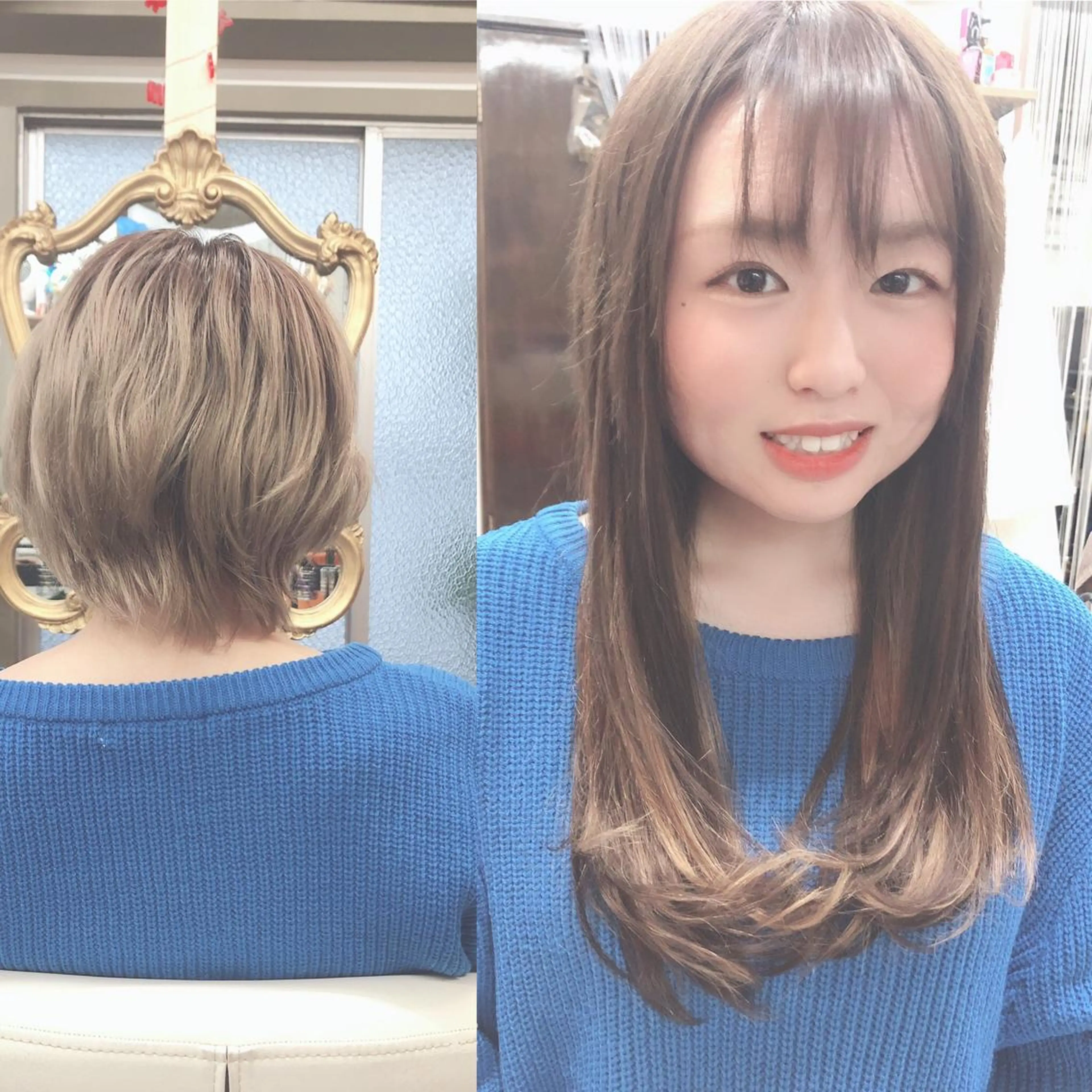 ショート プルエクステ/潤艶 最強矯正/西野入のヘアスタイル