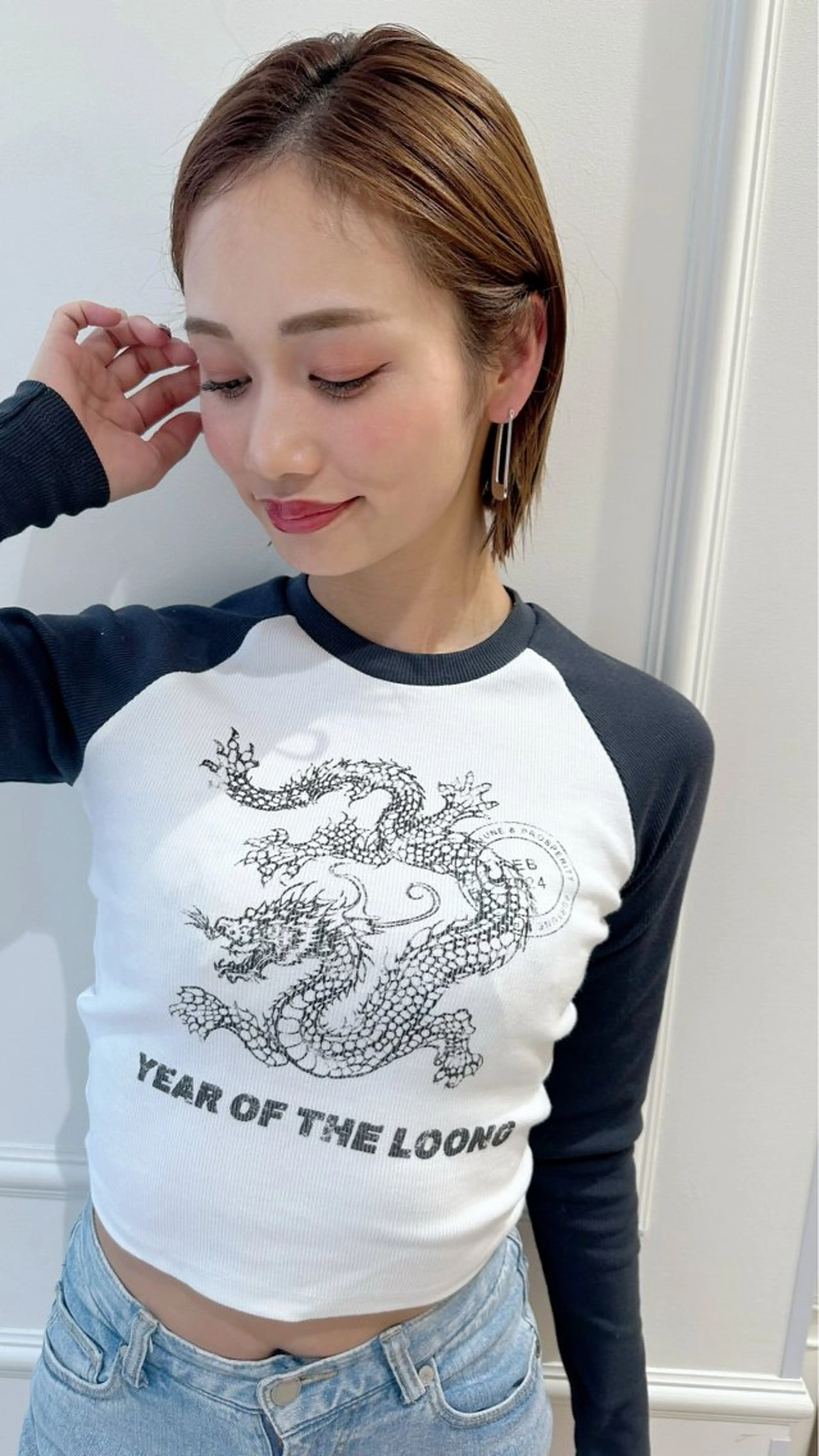 ショート カラー カット ヘアカラー 小顔レイヤー/ ベージュ🤍Rieのヘアスタイル