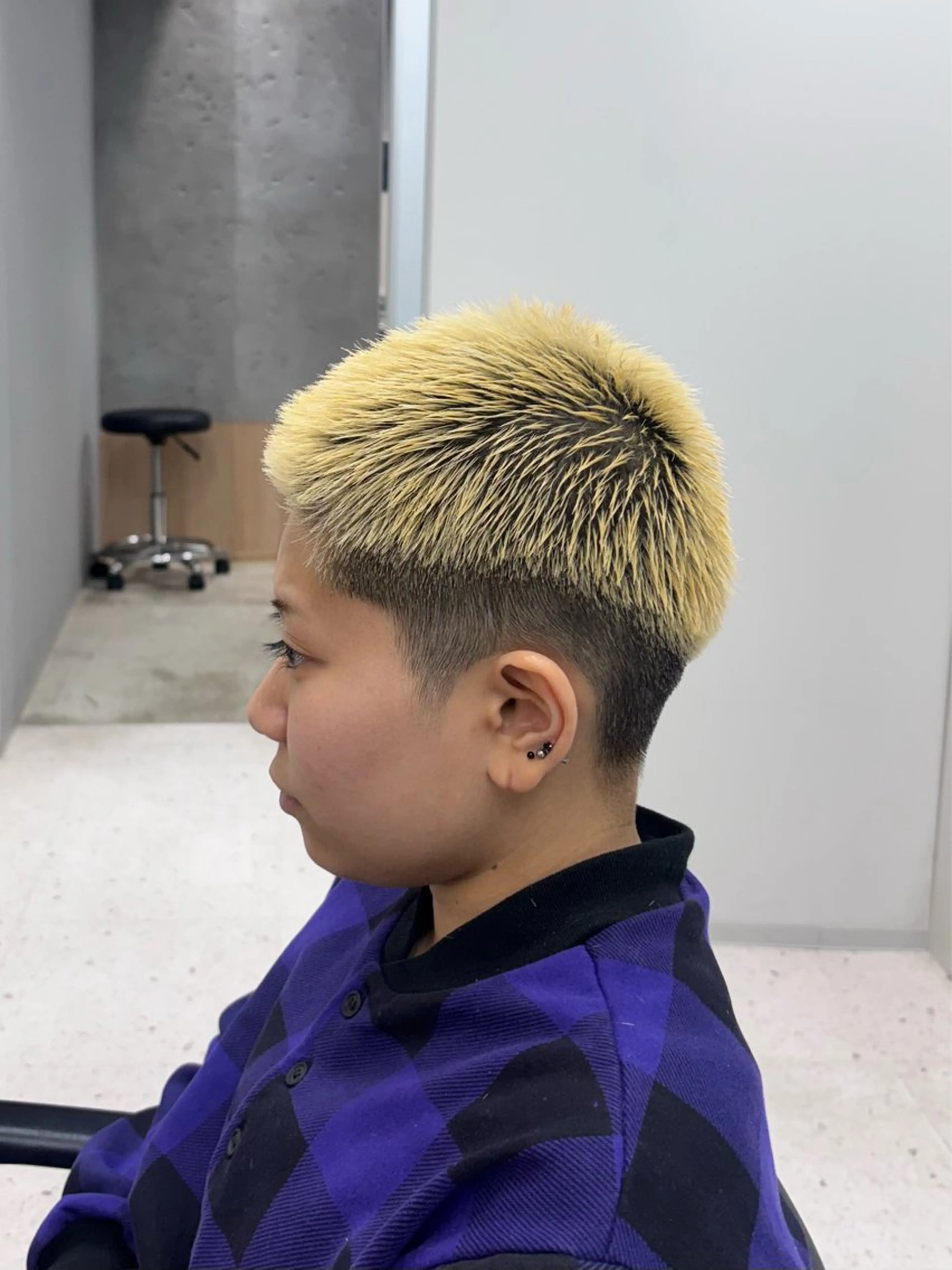 メンズ fizelle 南堀江のヘアスタイル