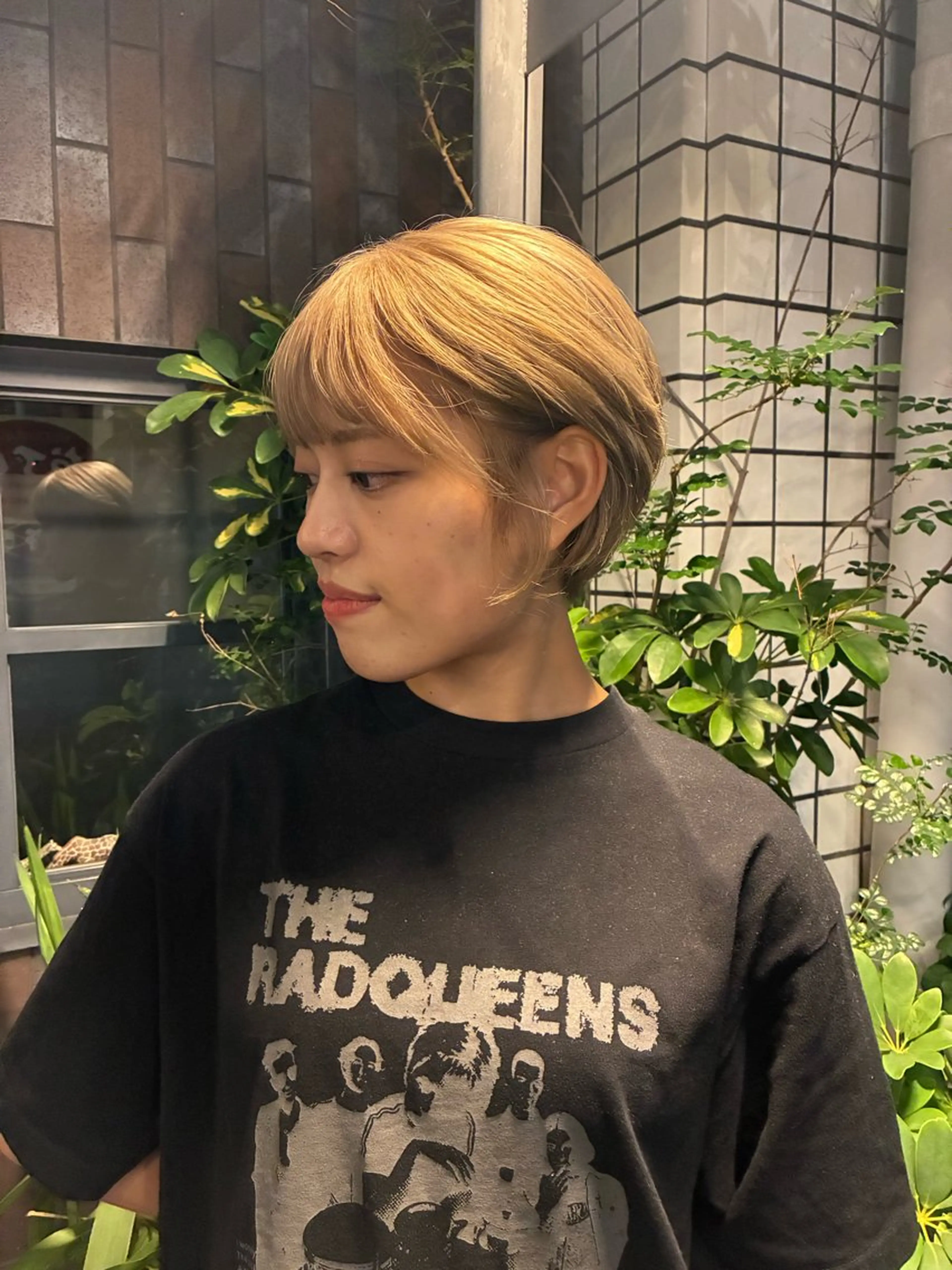 ショート ショートボブ ボブ ショートヘア カット ヘアカラー トリートメント ハイトーン/レイヤー カット/TAKEのヘアスタイル