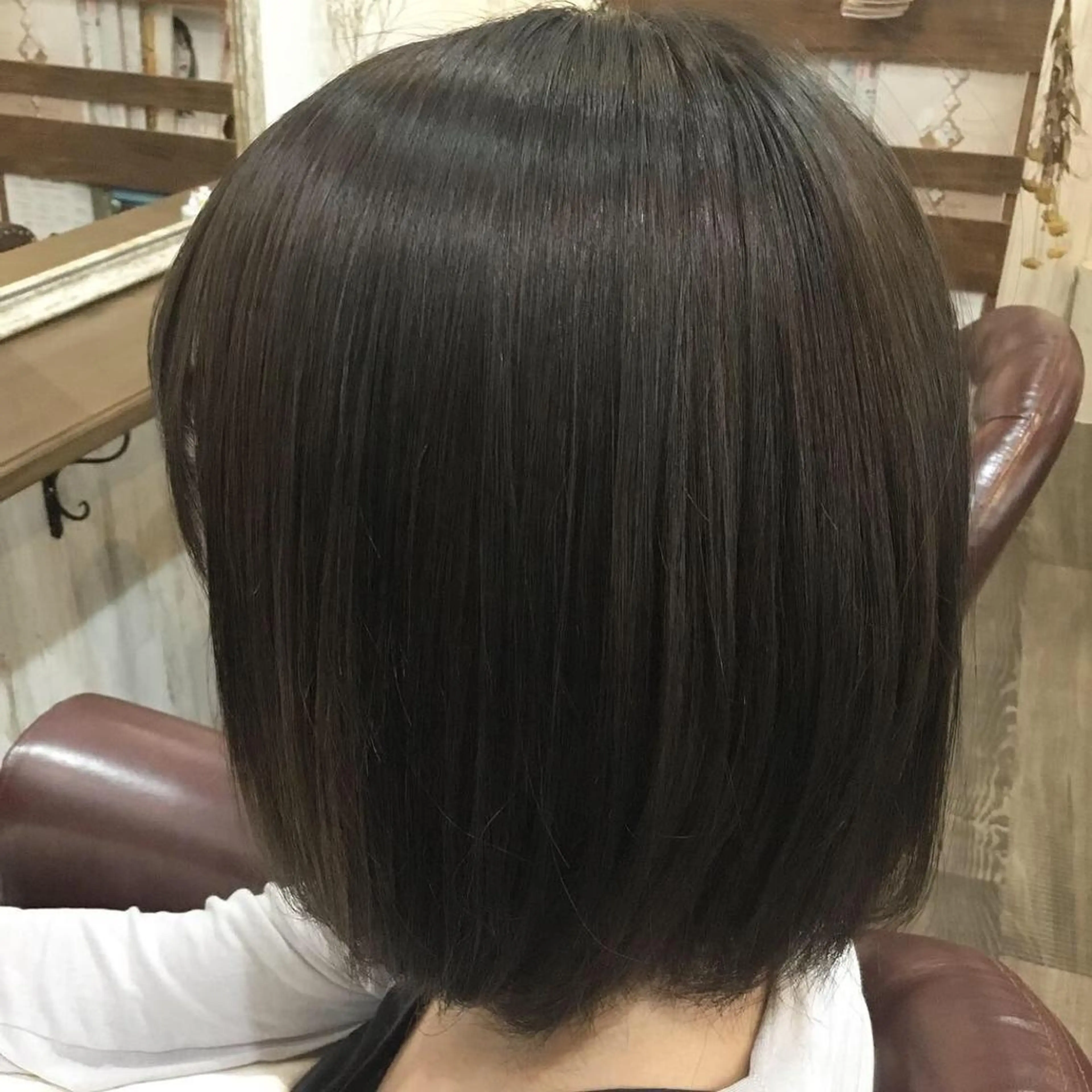 ミディアム カラー パーマ 金崎 新吾のヘアスタイル