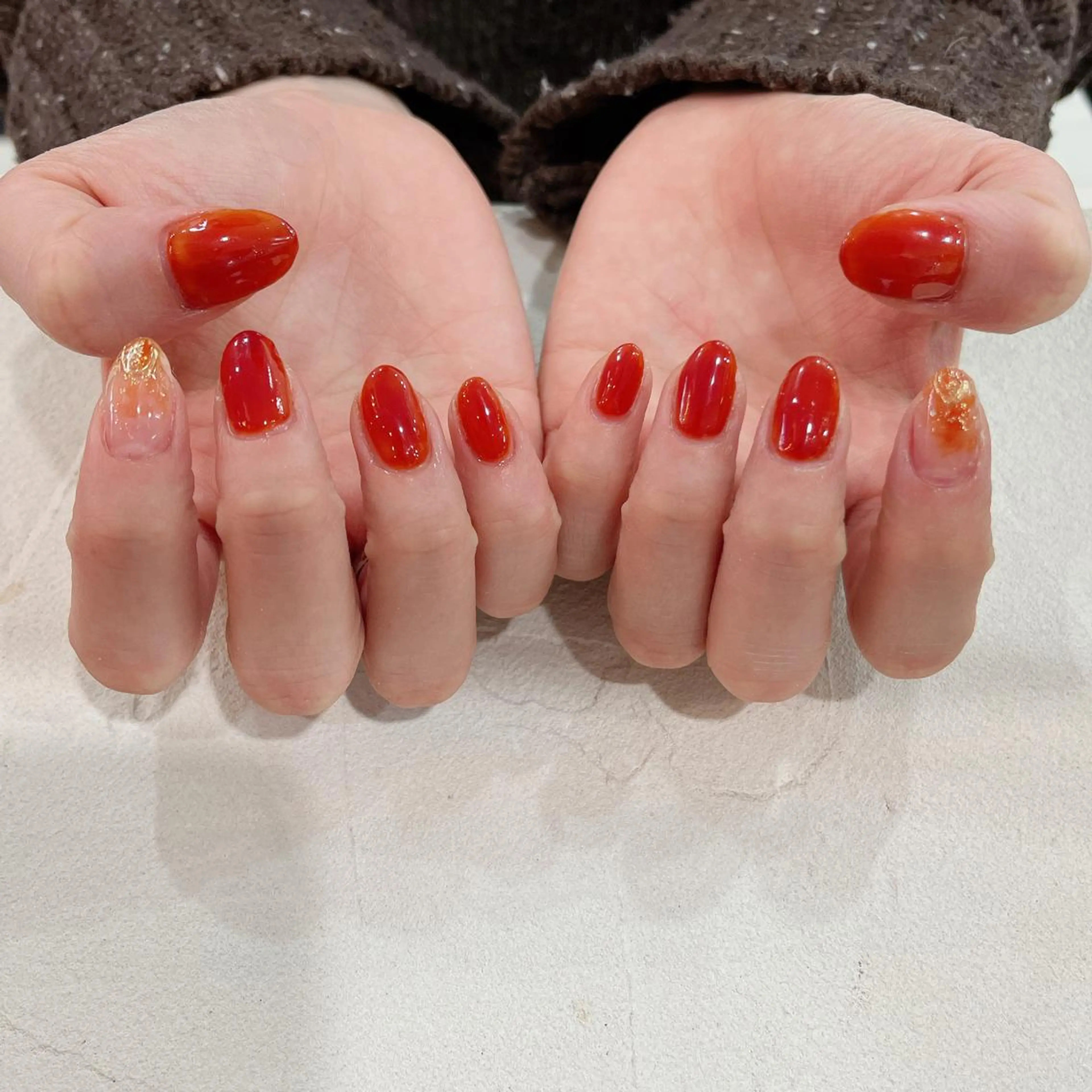 ネイル アートネイル ミラーネイル ニュアンスネイル Bianca TORII🌞のネイルデザイン