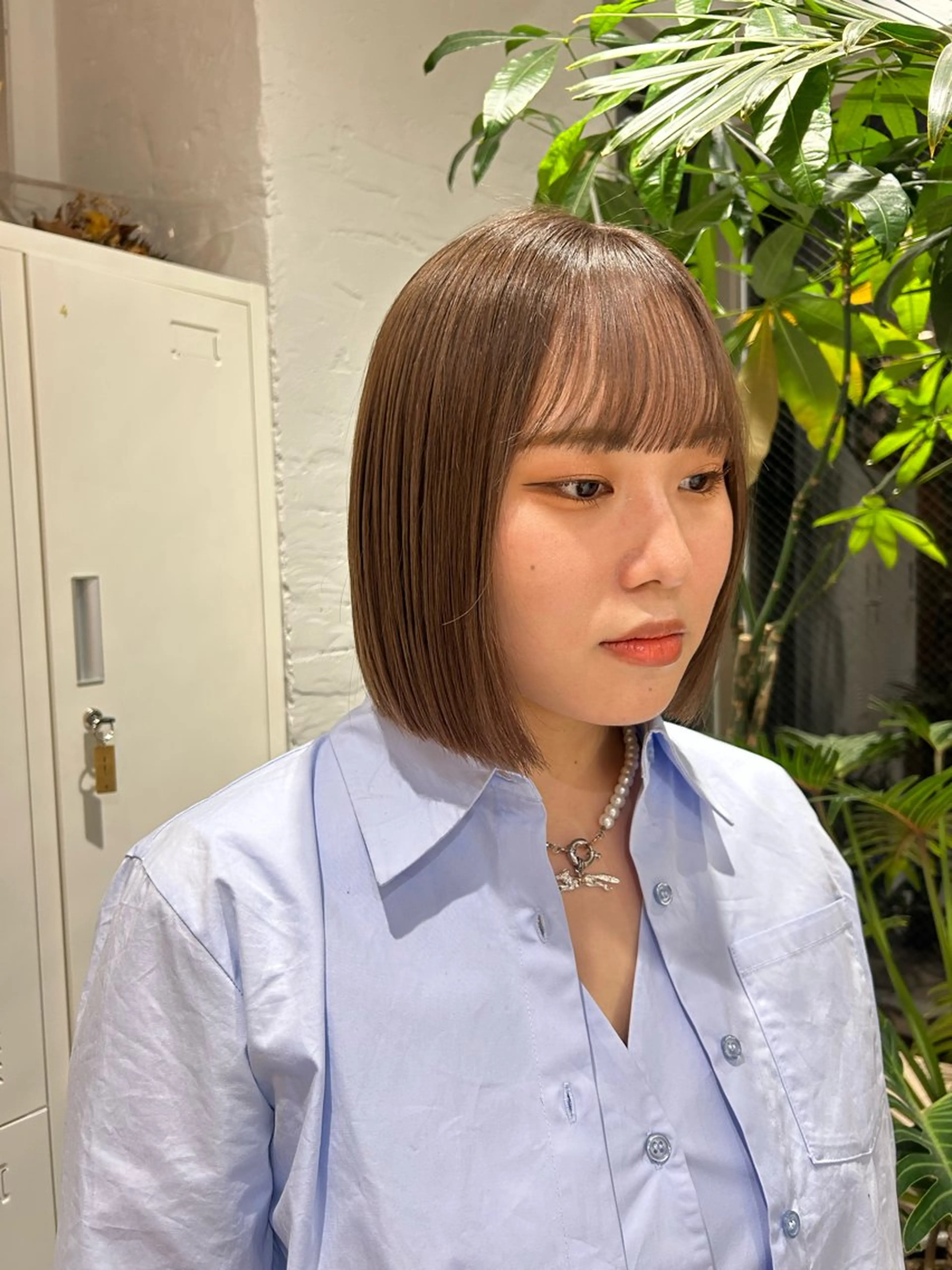 ショート カラー 🦖ミニボブ/ボブ /MOEKA🦕のヘアスタイル