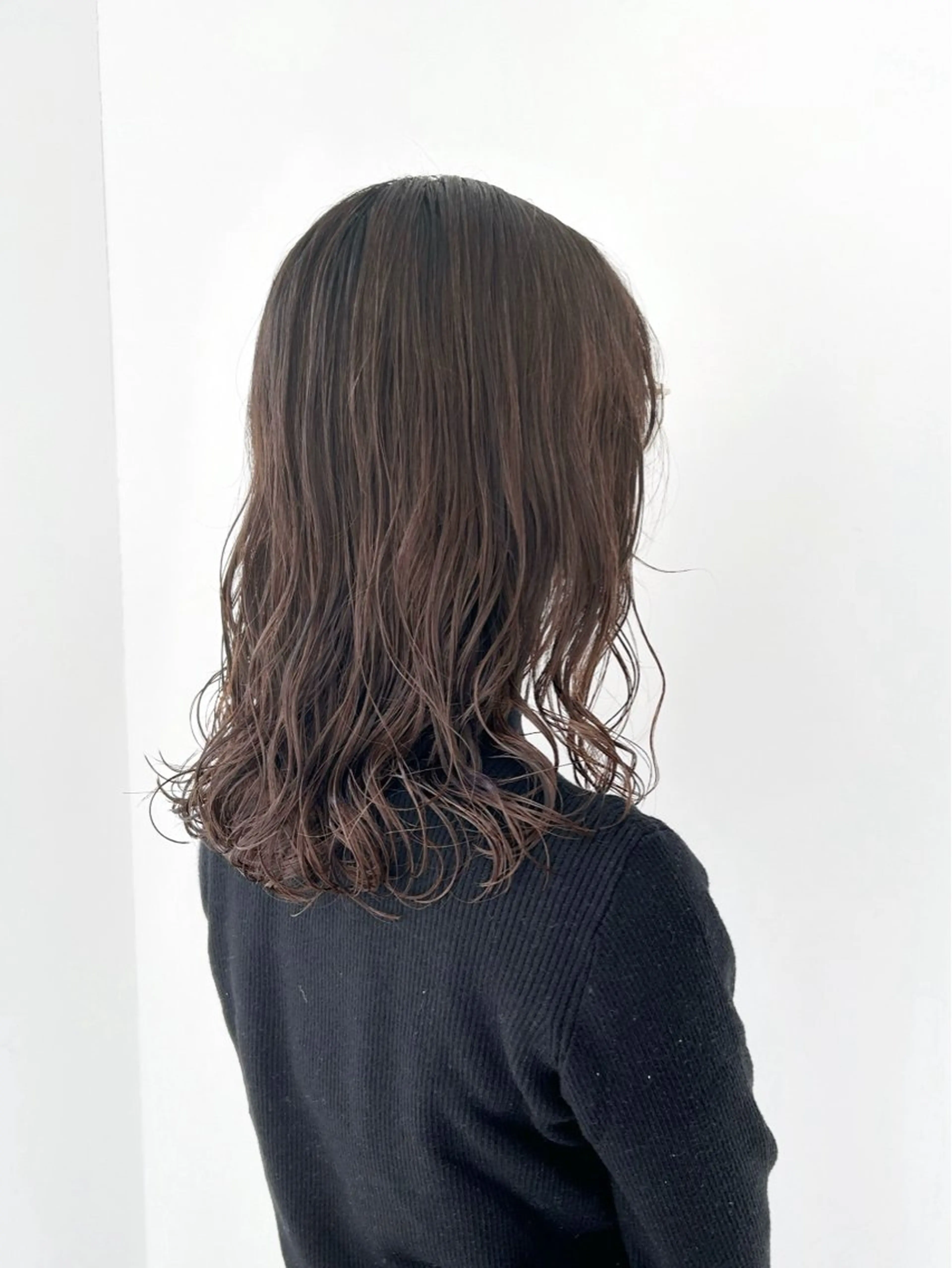 ロング カラー パーマ カット ヘアカラー 縮毛矯正 ENIF ツキのヘアスタイル