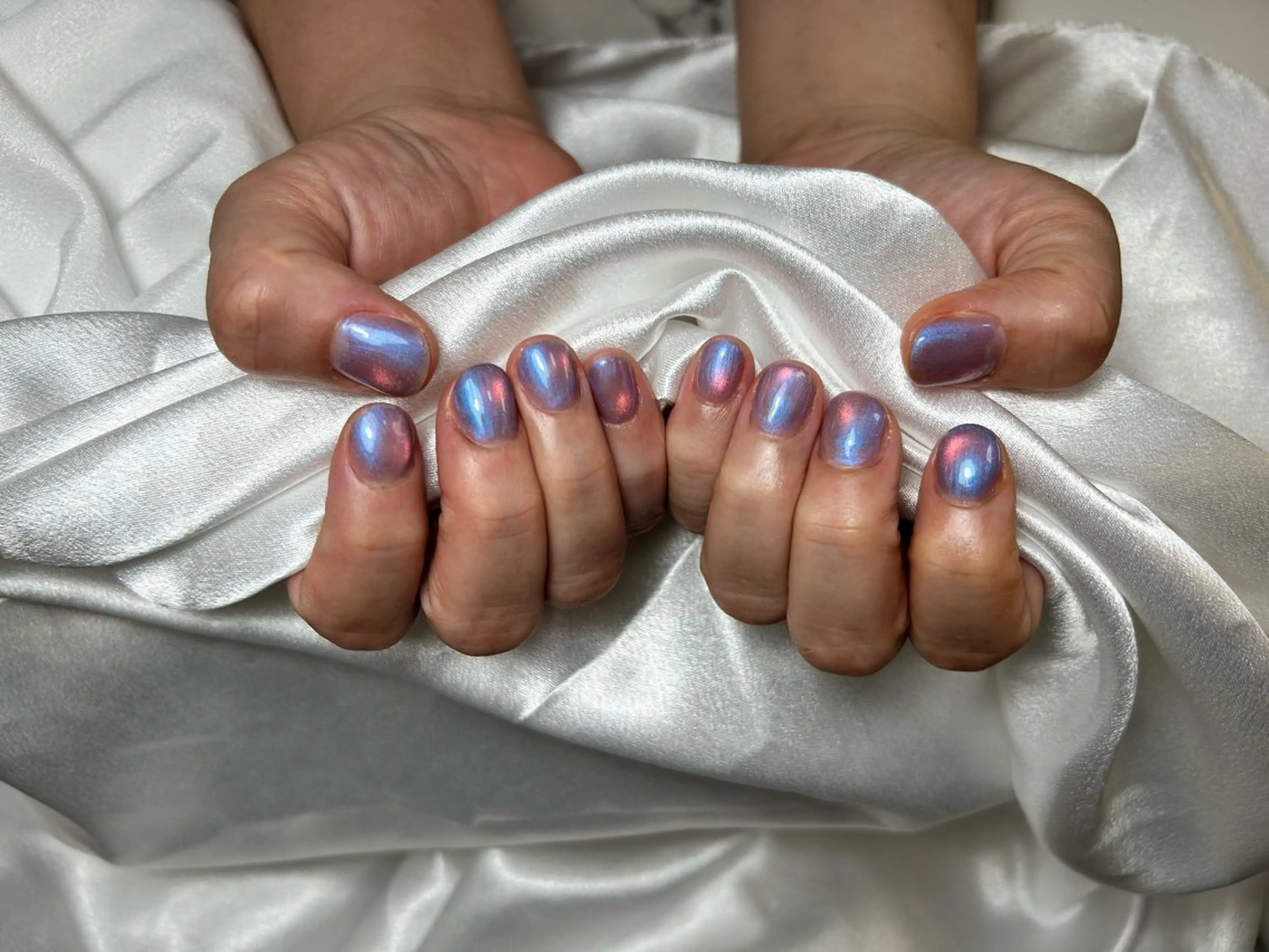 ネイル マグネットネイル ショートネイル ハンドネイル Pichankonails所属・S. AMIのネイルデザイン