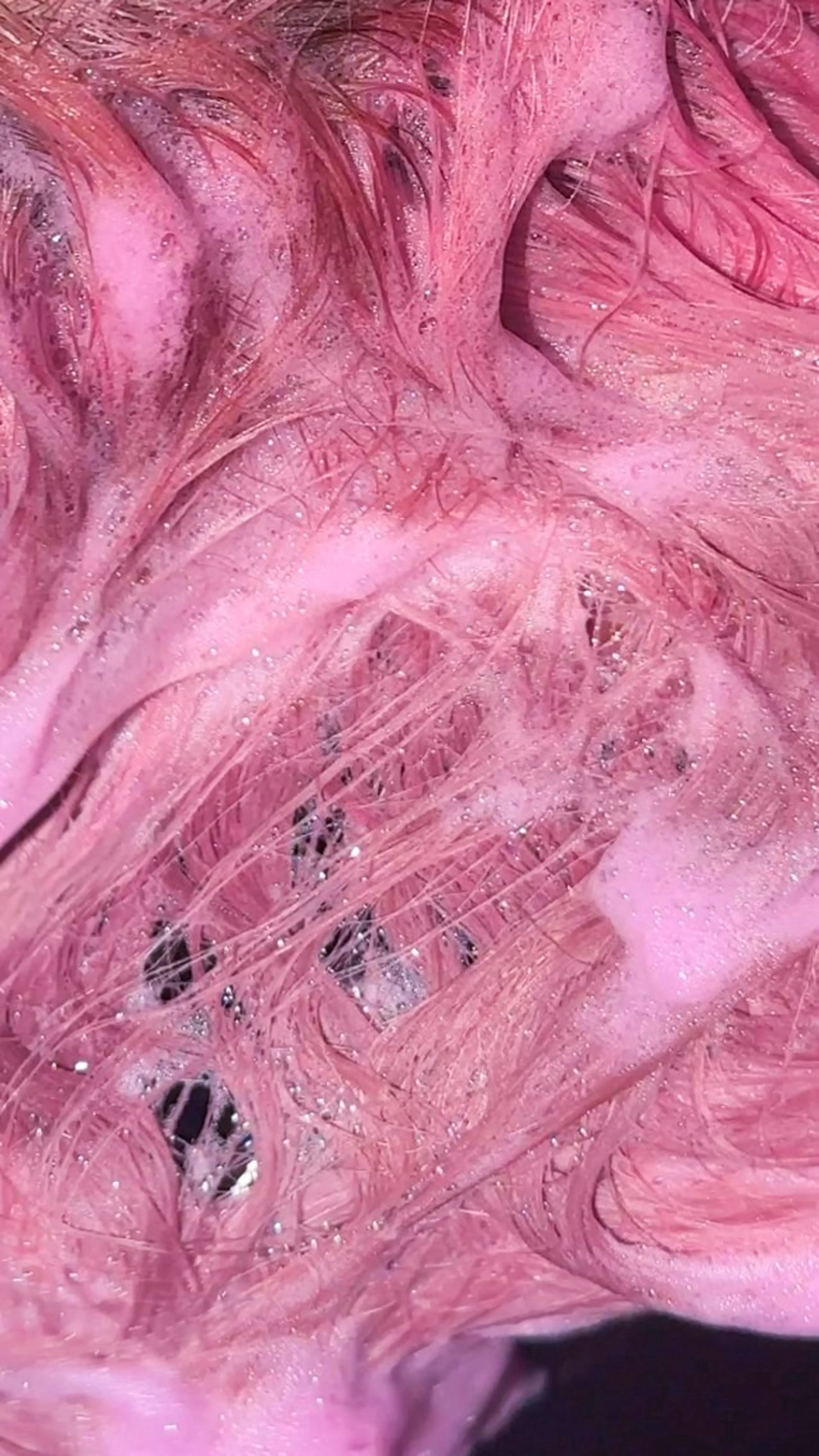 ロング カラー ブリーチ ピンクカラー 原宿パーソナルカラー 診断／hina✨🧚のヘアスタイル