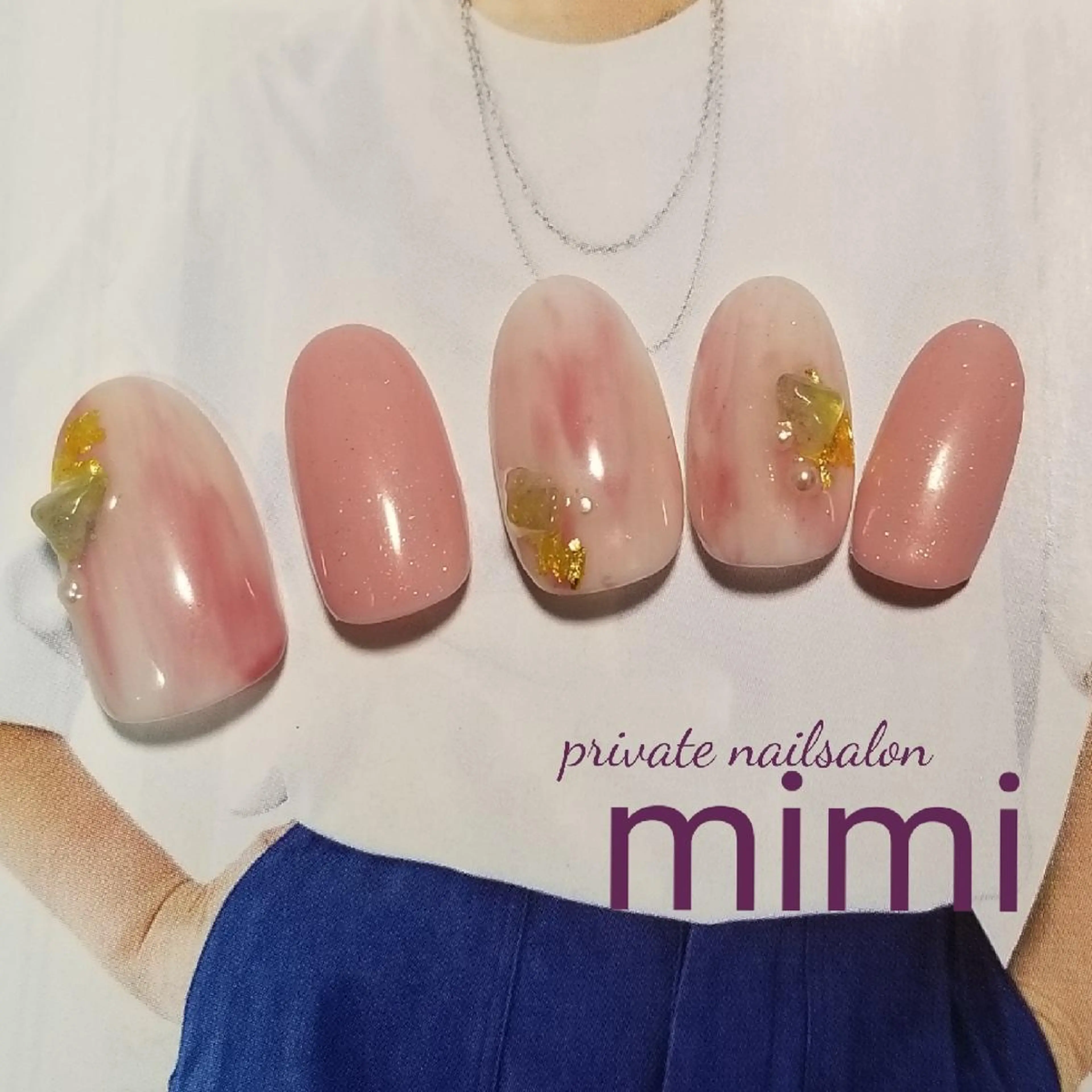 ネイル ニュアンスネイル ハンドネイル 博多ネイル ｍｉｍｉのネイルデザイン