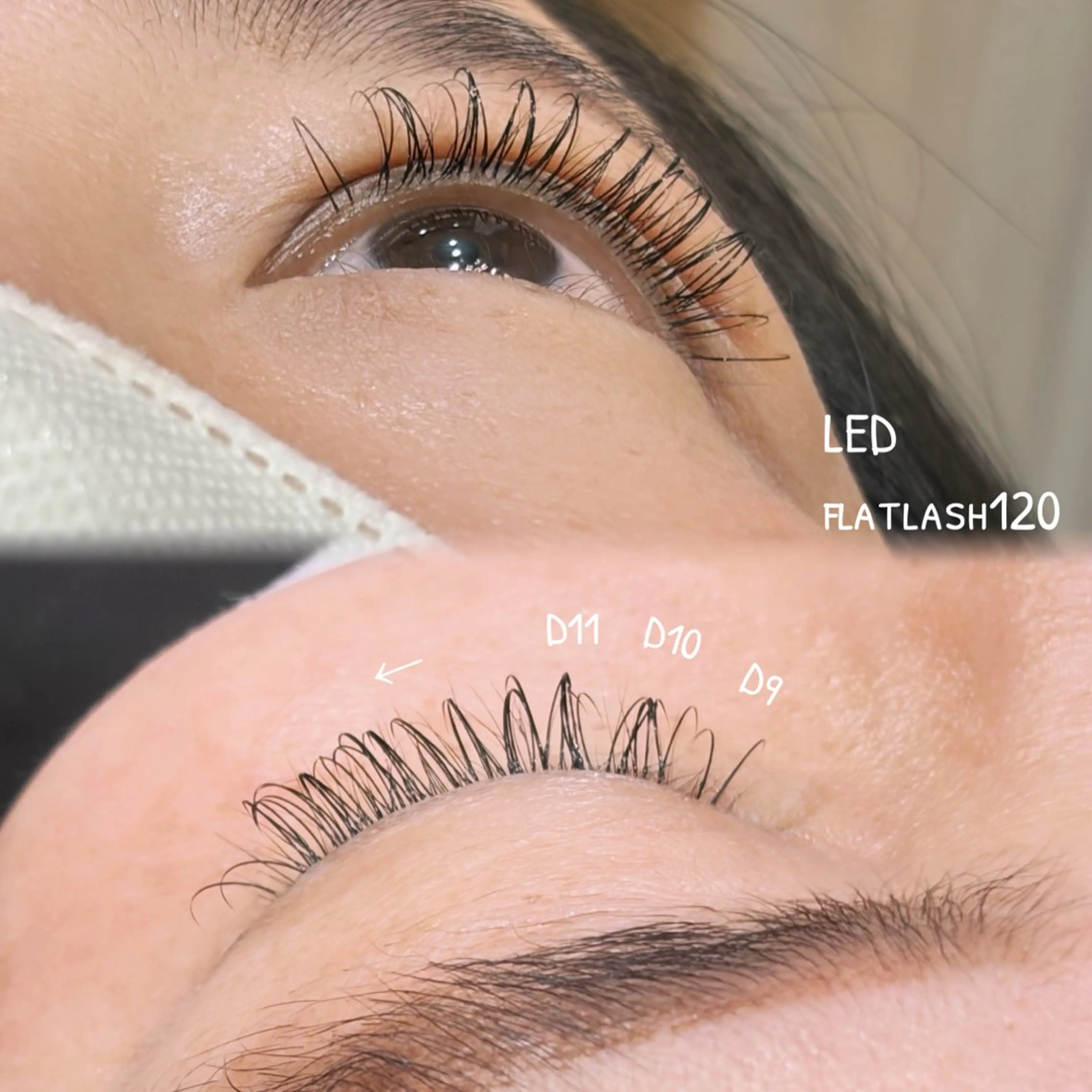 マツエク・マツパ Dカール マツエク 相川 優芽のマツエク・マツパデザイン