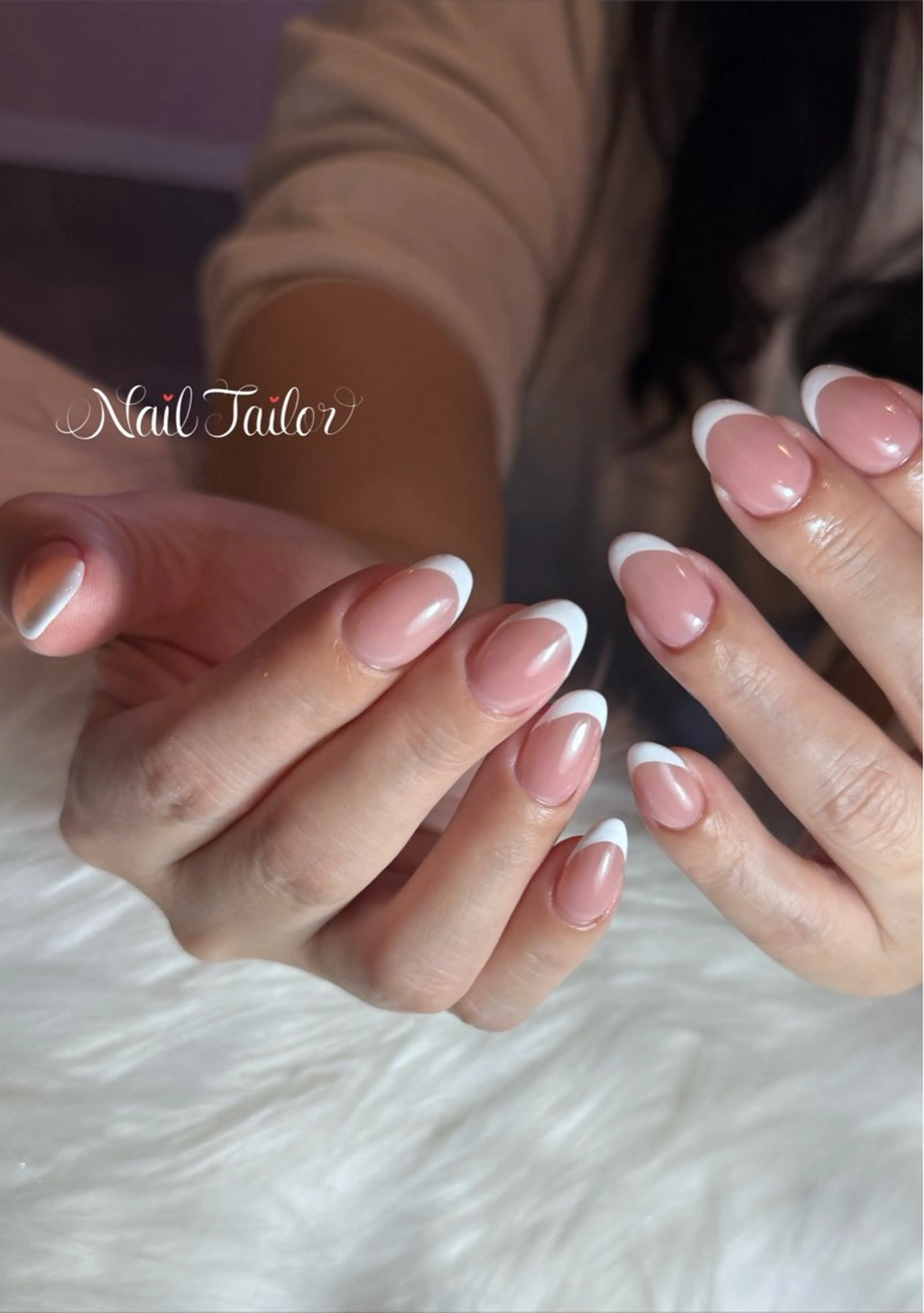 ネイル フレンチネイル ハンドネイル NailTailor ネイルテイラーのネイルデザイン