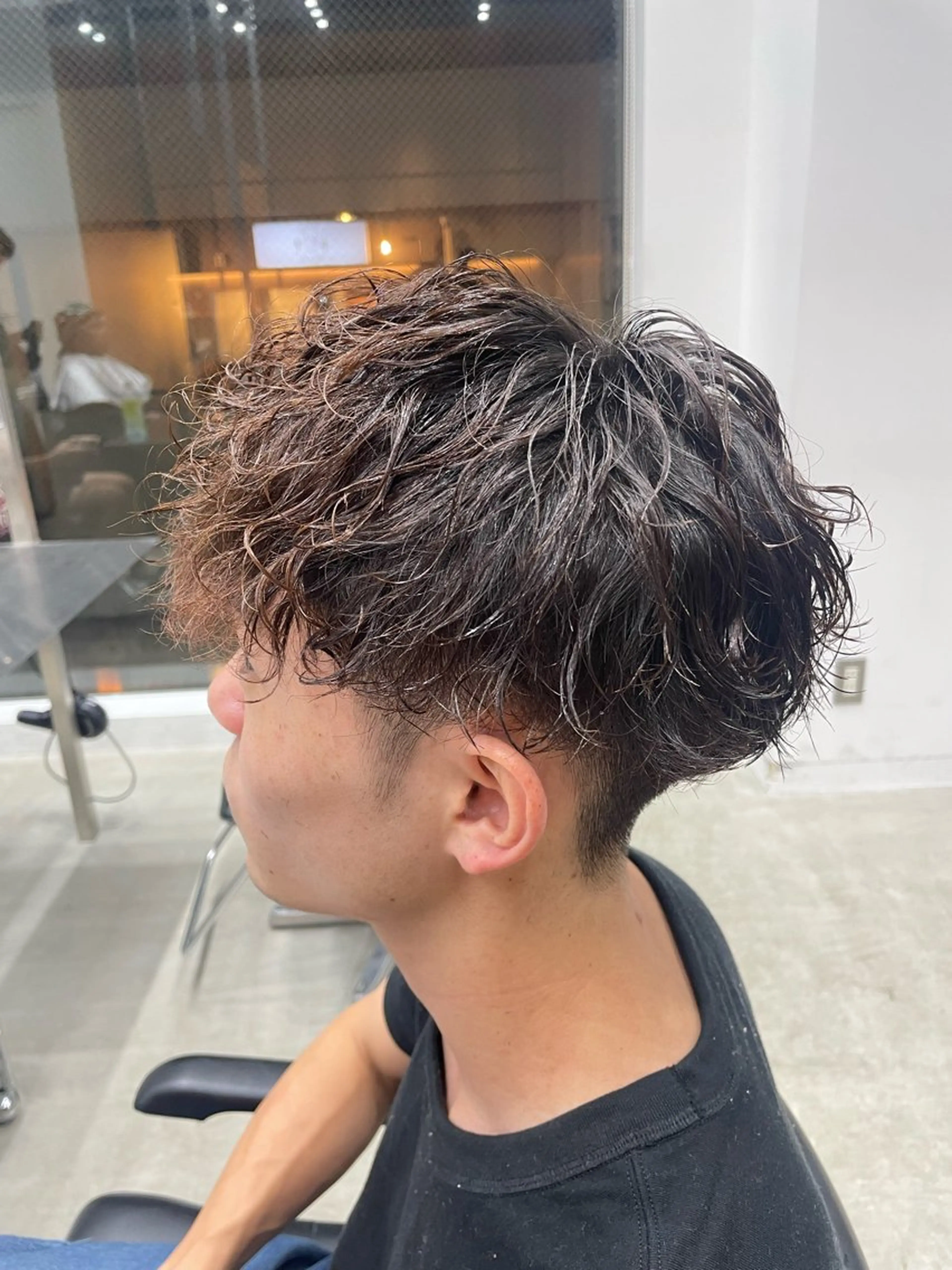 パーマ メンズ フェザーパーマ カルマパーマ メンズパーマ プードルパーマ ツイストスパイラルパーマ カット パーマ fifth天神大名Ⅱ所属・fifth天神 パーマ特化/石橋航海のヘアスタイル