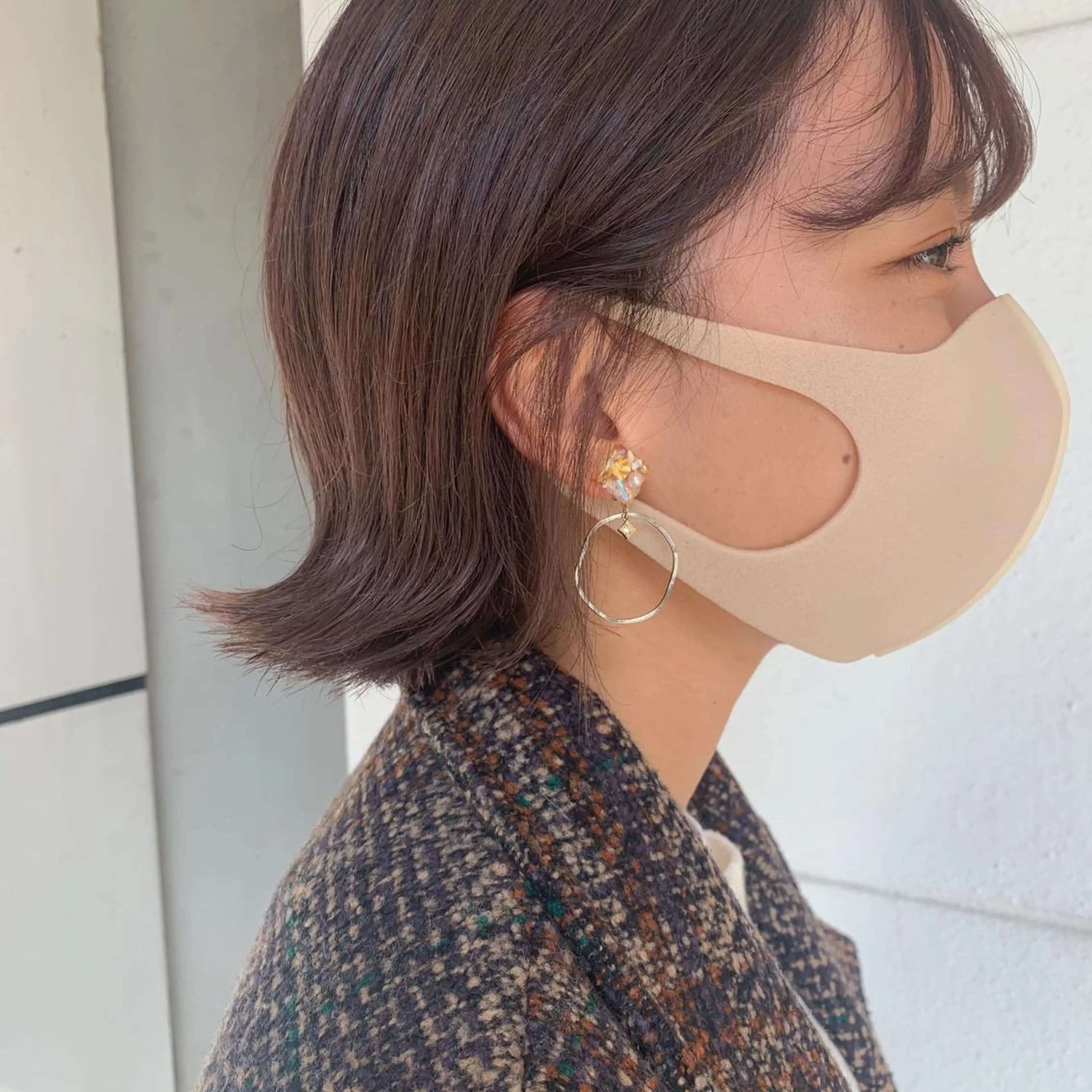 ショート カラー ベージュカラー ブリーチ ラベンダーカラー ラベンダーベージュ ブリーチなしカラー ヘアカラー トリートメント m ā l o.🌷 サカモトマイコのヘアスタイル