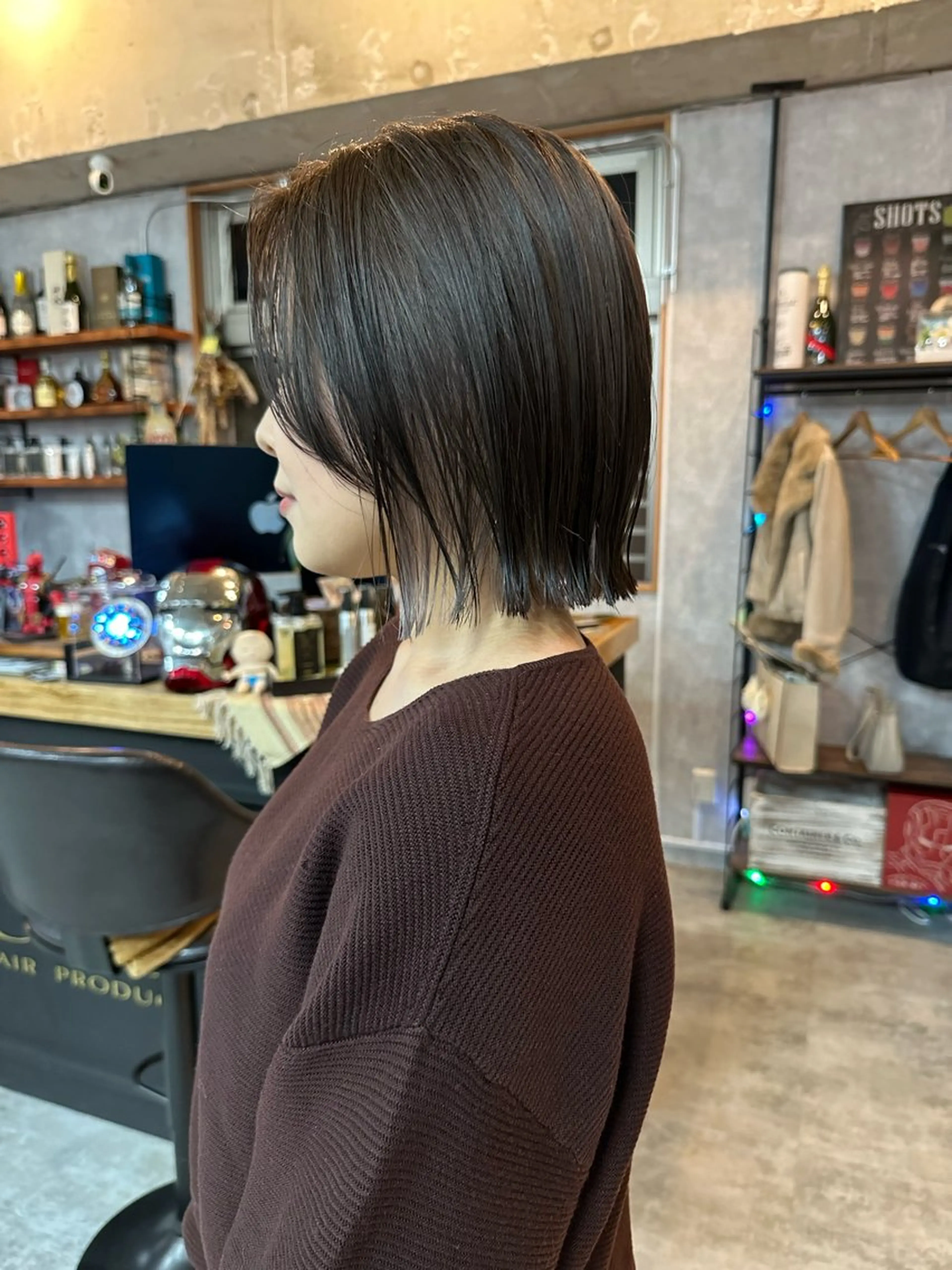 ショート 切りっぱなしボブ ショートボブ ハンサムショート 丸みショート ボブ モテ髪/ボブ/ショー ト/アダチフウトのヘアスタイル