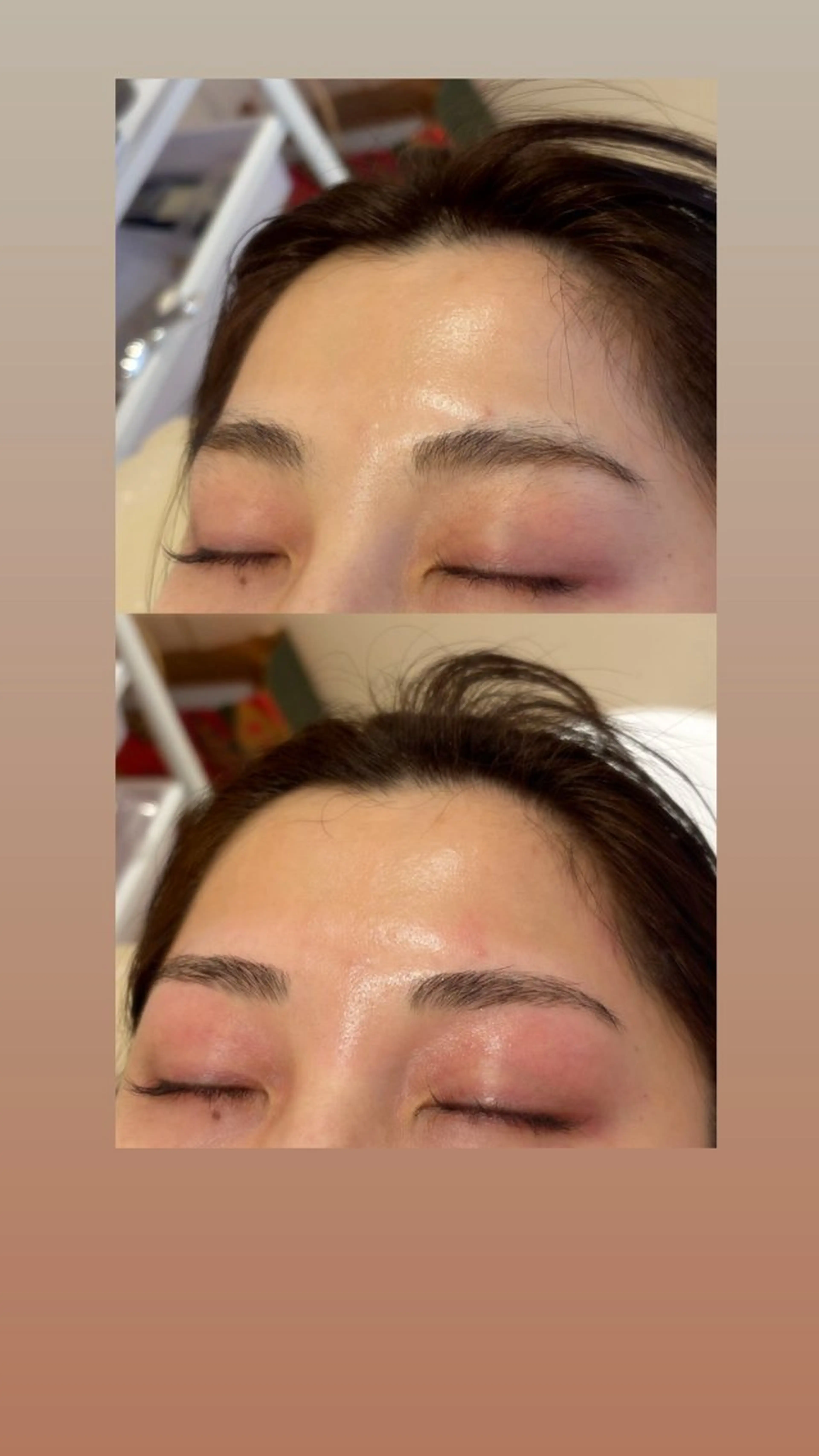 アイブロウ ワックス脱毛 眉カット 半谷 美結の眉毛・アイブロウイメージ