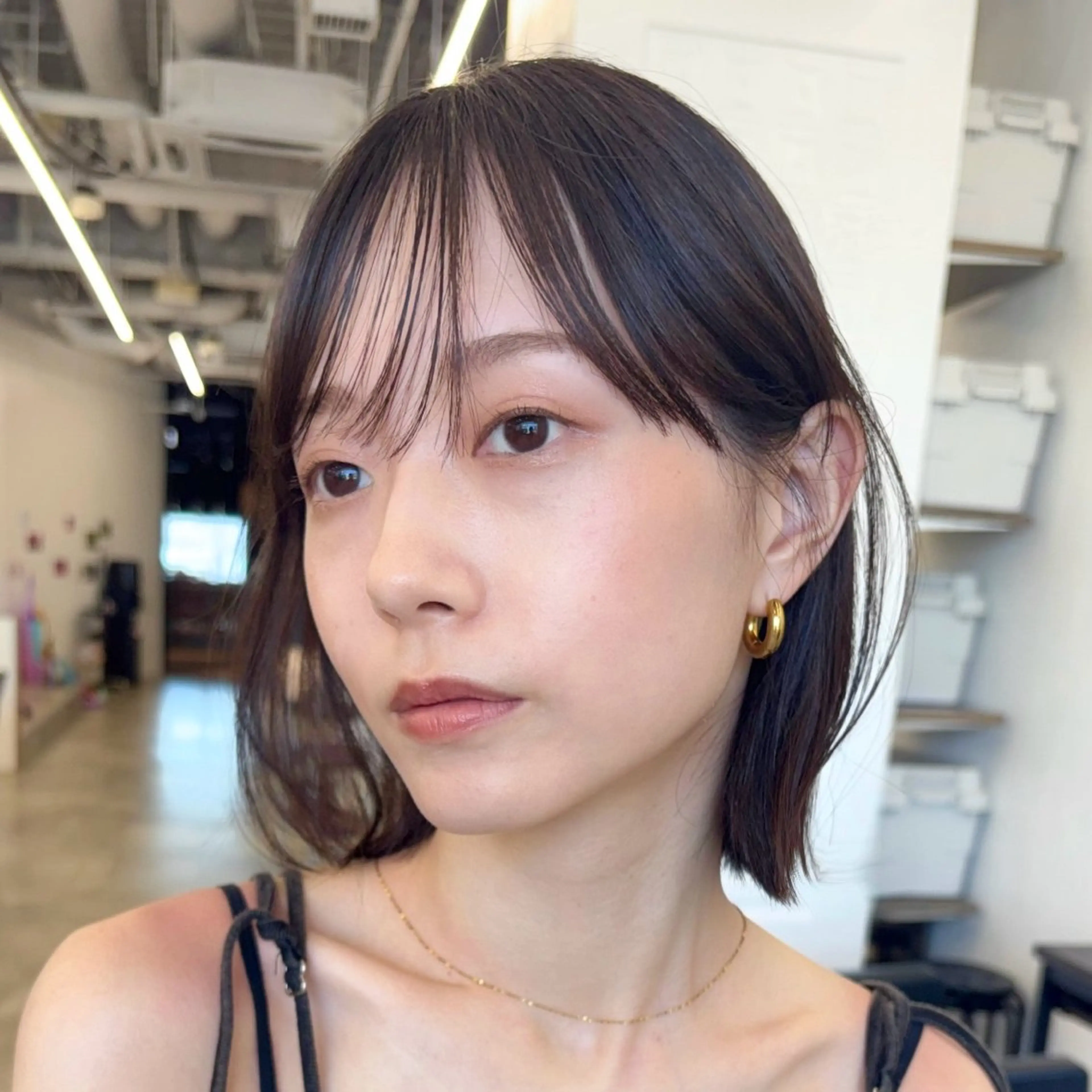 ショート カラー ベージュカラー ラベンダーカラー ラベンダーベージュ ボブ くびれヘア 顔まわり🥨レイヤー /透明感/水口舞奈のヘアスタイル