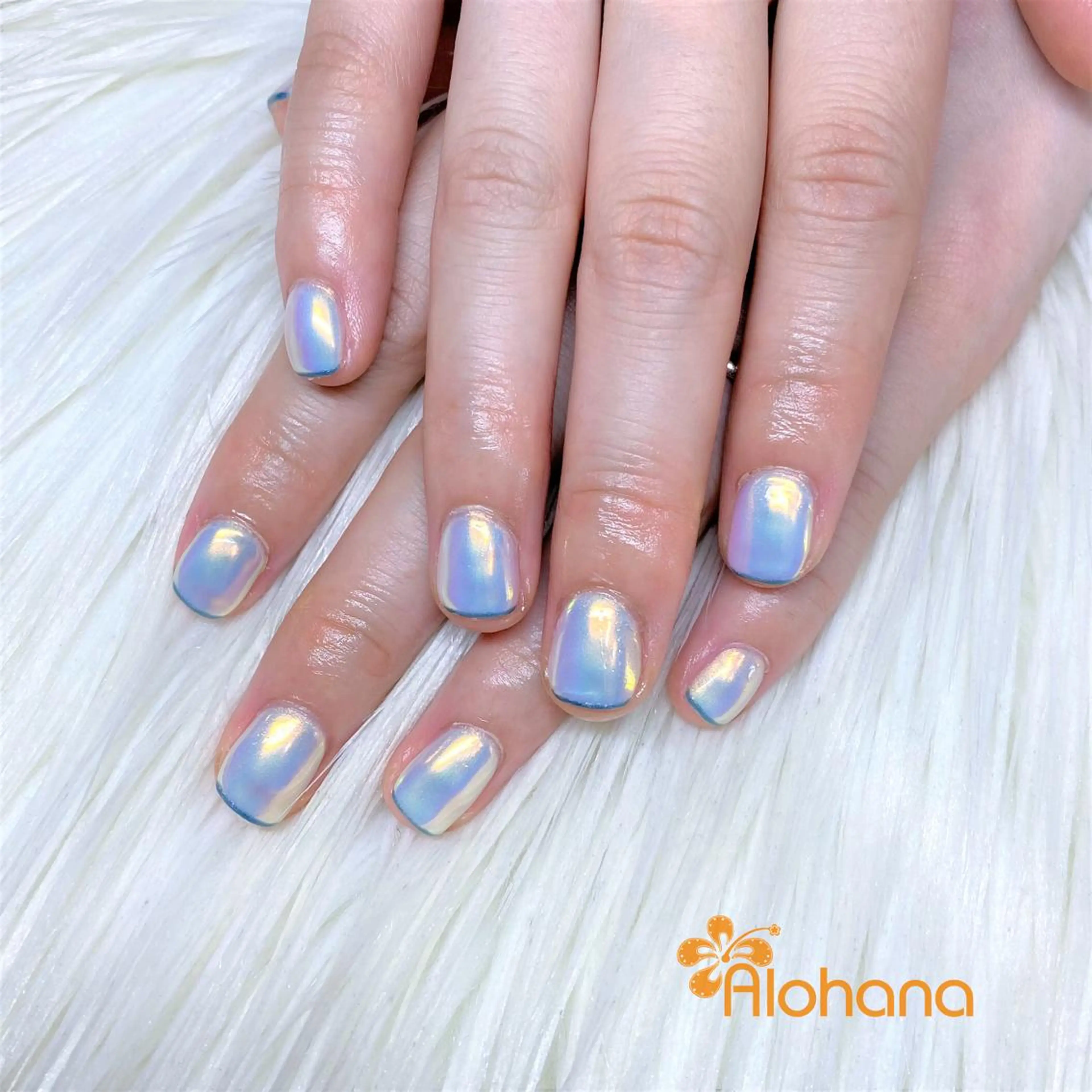 ネイル オーロラネイル ハンドネイル Alohana Minaのネイルデザイン