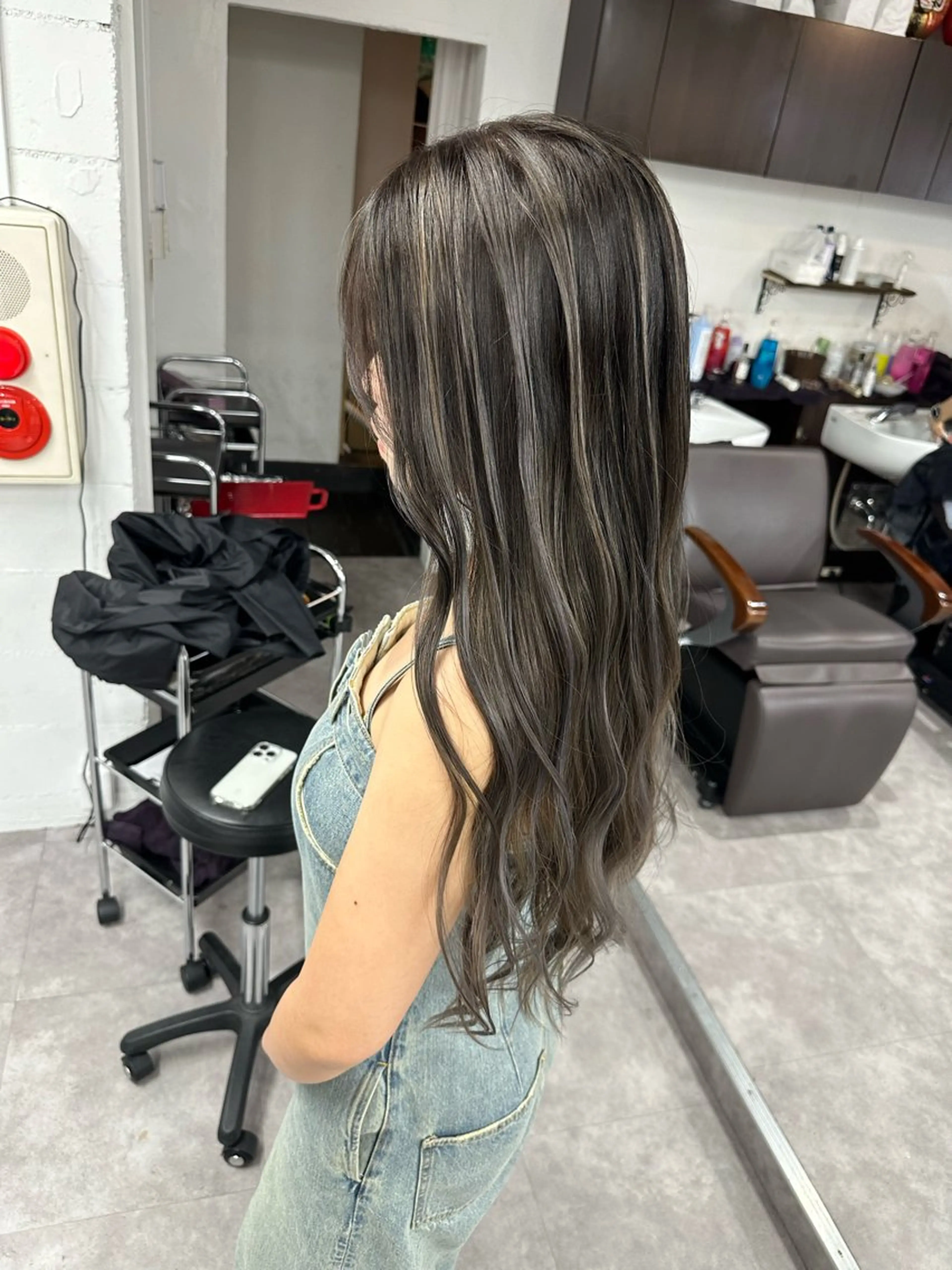 ロング カラー ヘアアレンジ 久米 治仁のヘアスタイル
