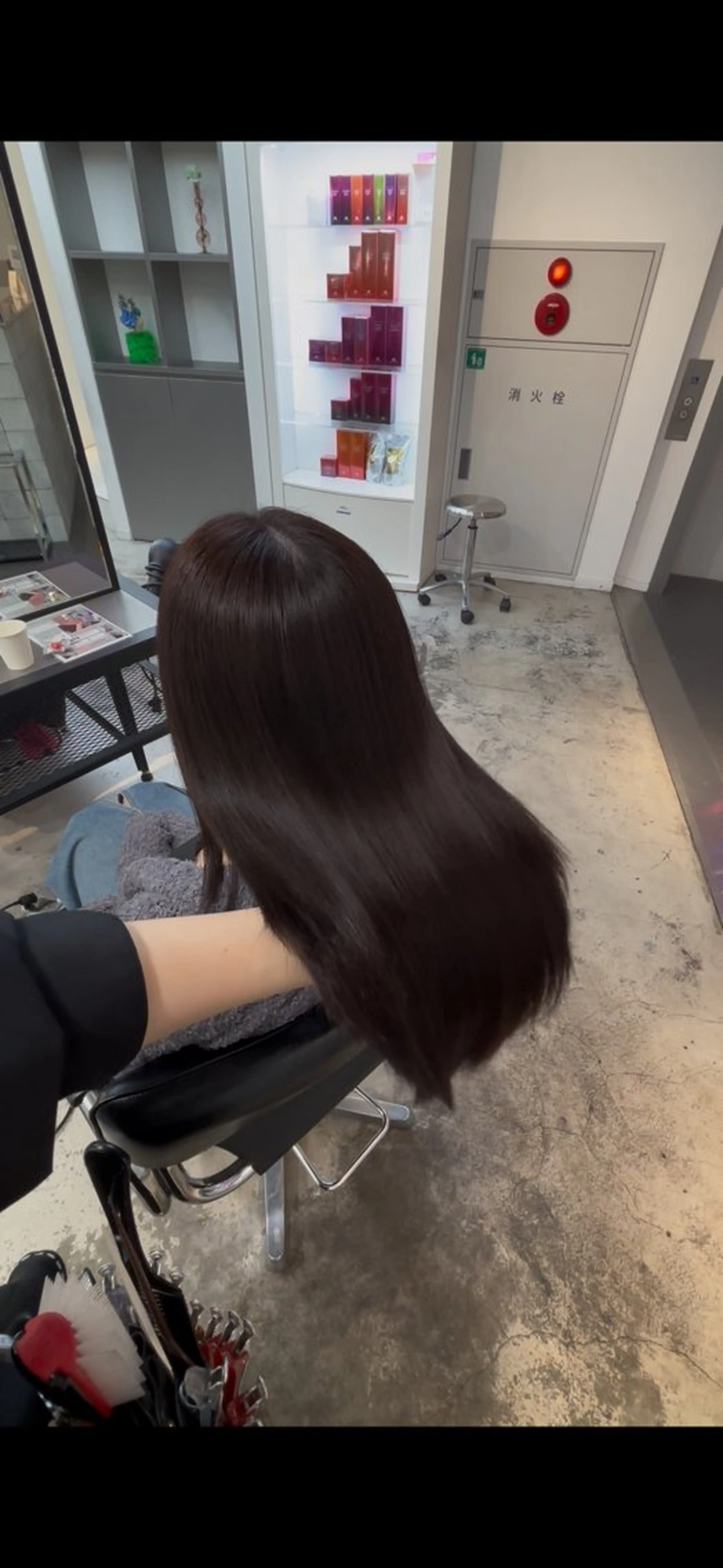 セミロング カラー 髪質改善 縮毛矯正 トリートメント 縮毛矯正 トリートメント ダメージレス艶髪 🦋MISAKI🦋のヘアスタイル