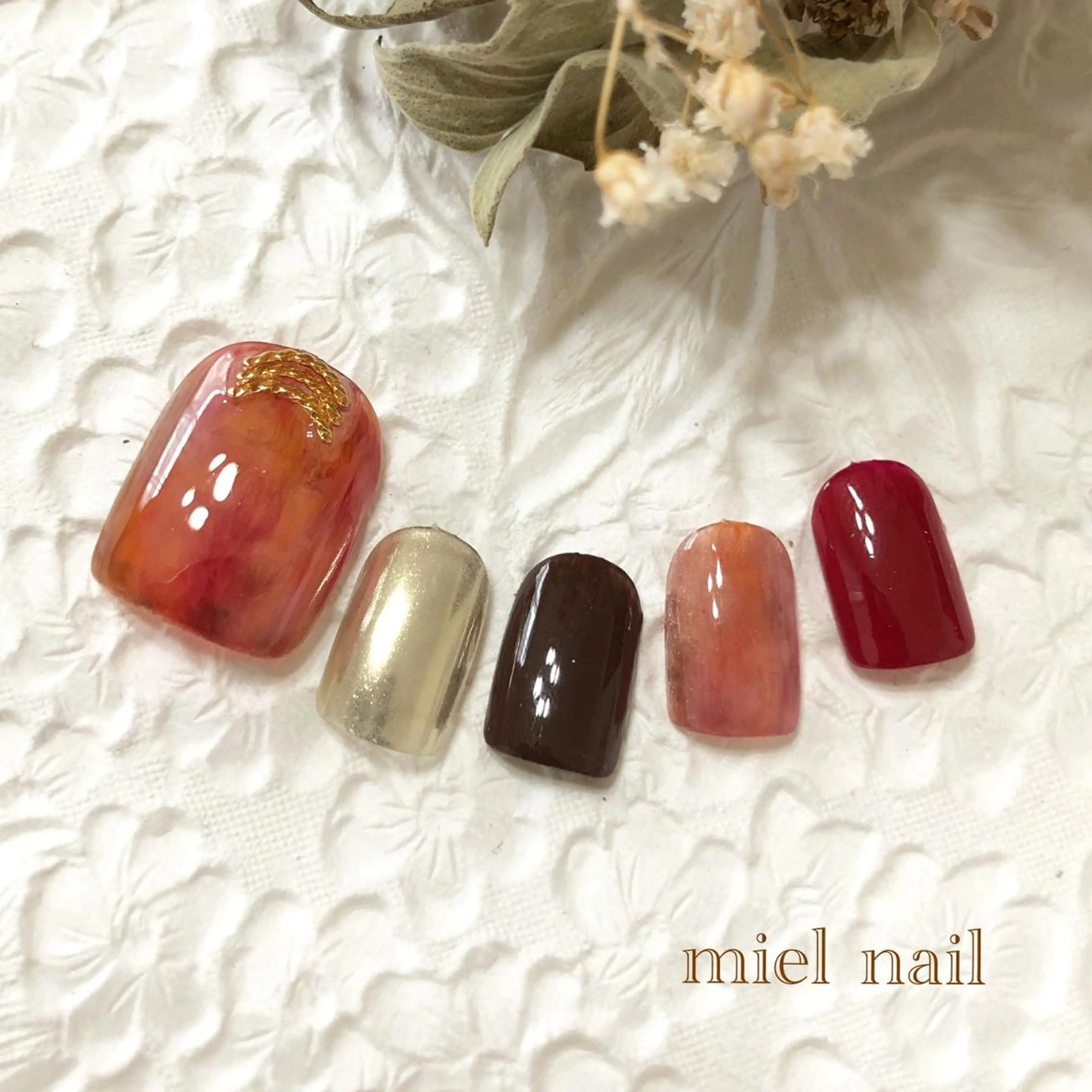 ネイル miel nailのネイルデザイン