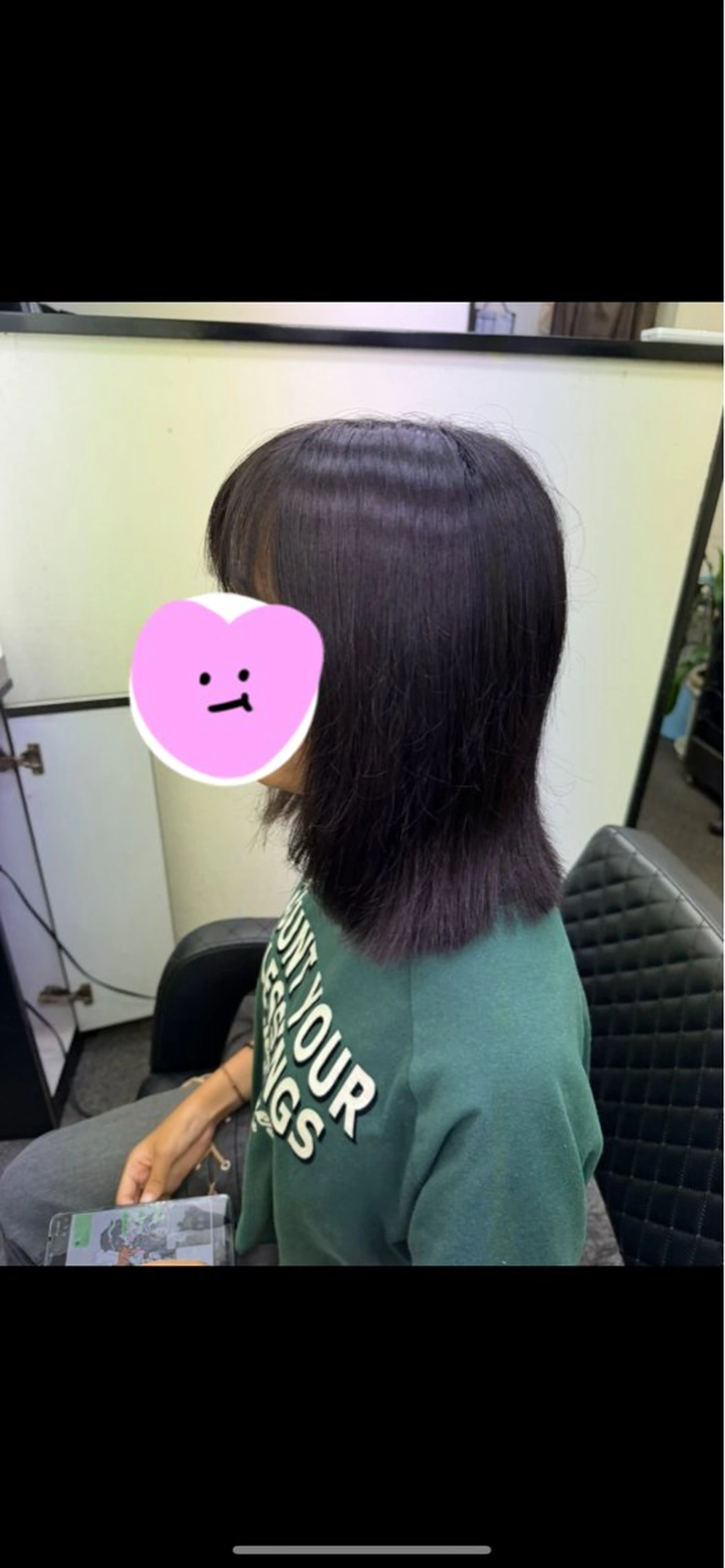ミディアム ふくもと ゆうこのヘアスタイル