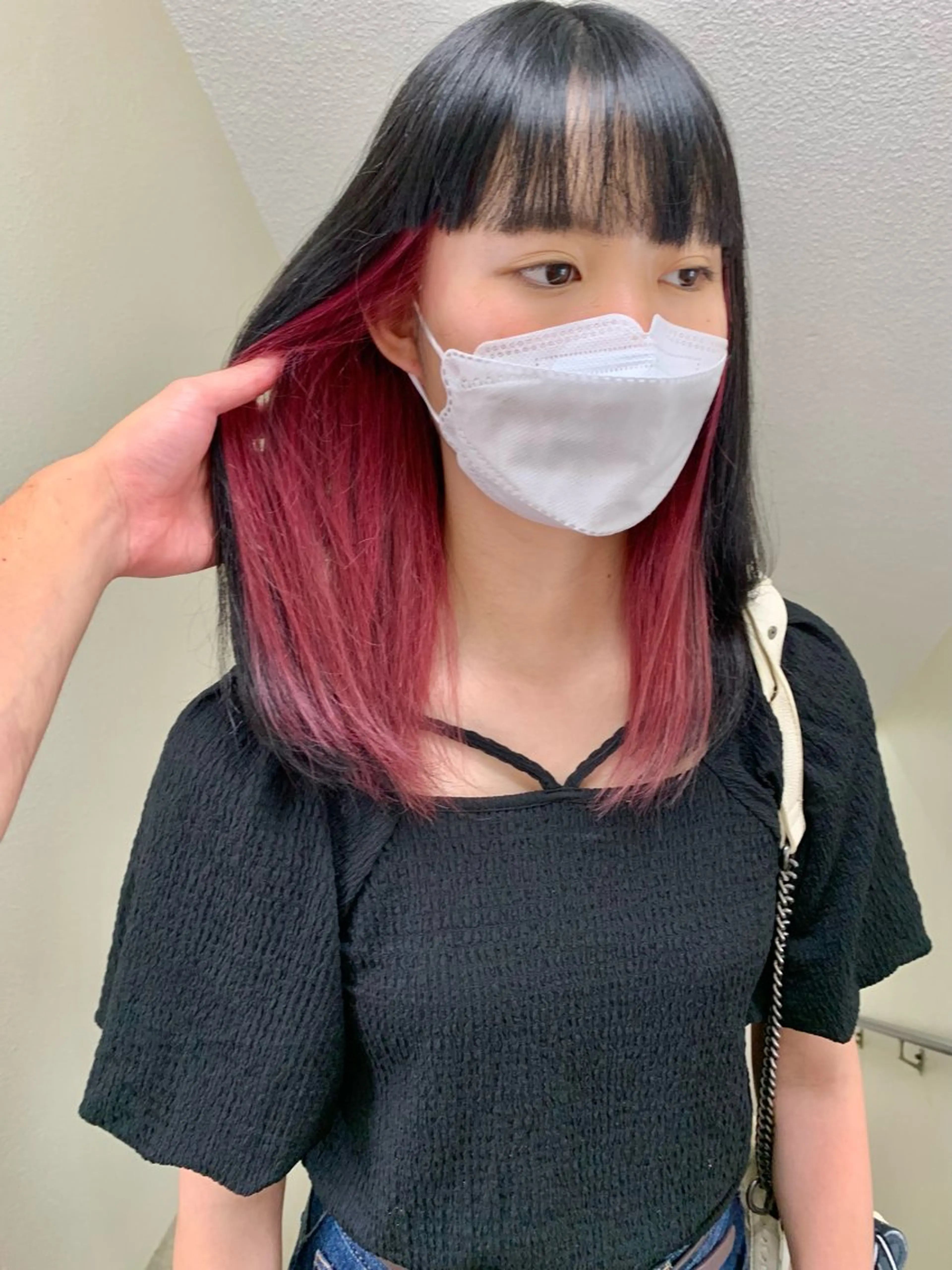 カラー カット ヘアカラー トリートメント 高槻No. 1レイヤ ーカット🇰🇷白石のヘアスタイル