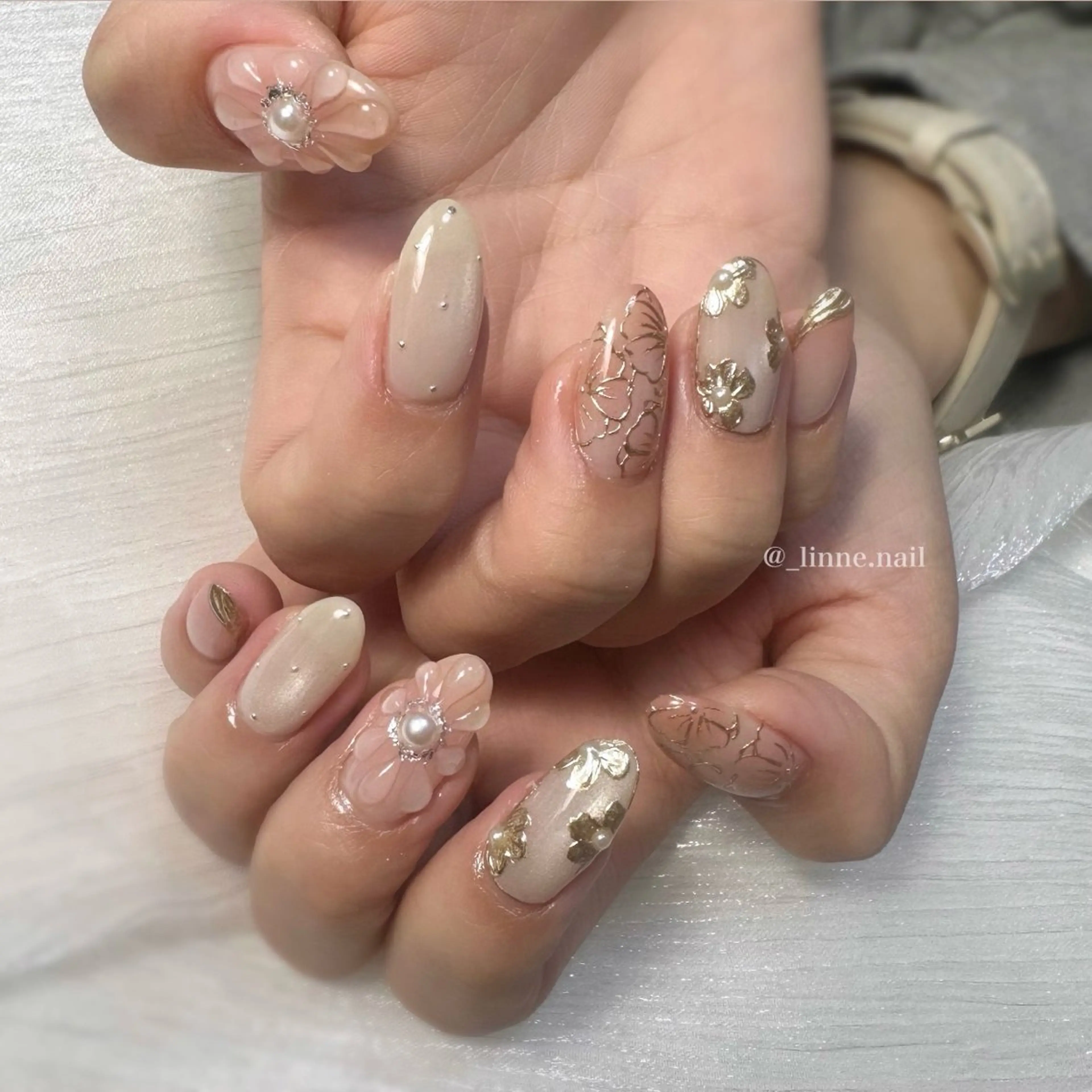 ネイル ハンドネイル nailsalon linneのネイルデザイン