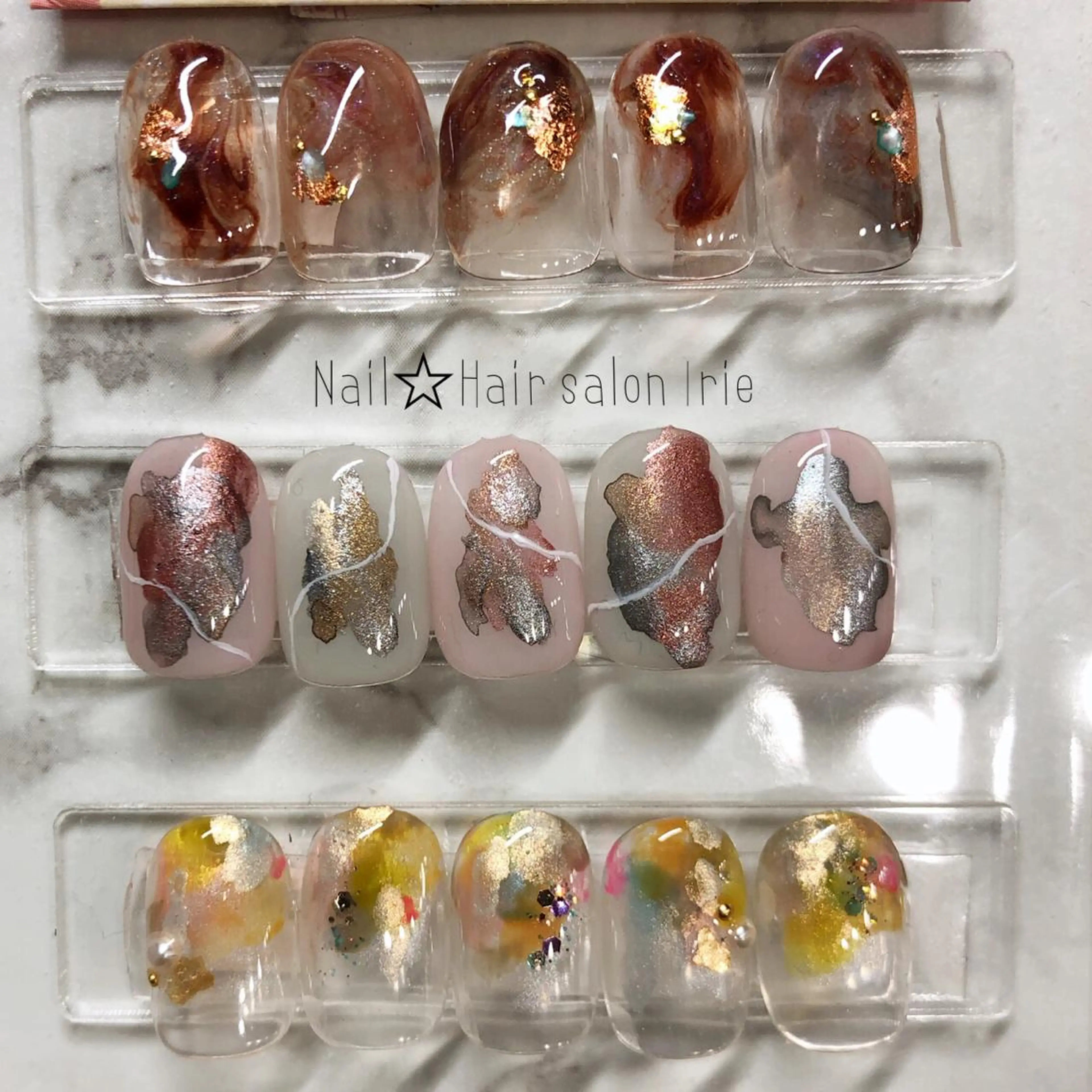 ネイル ハンドネイル Hair salon Irie所属・與儀 知佳のネイルデザイン