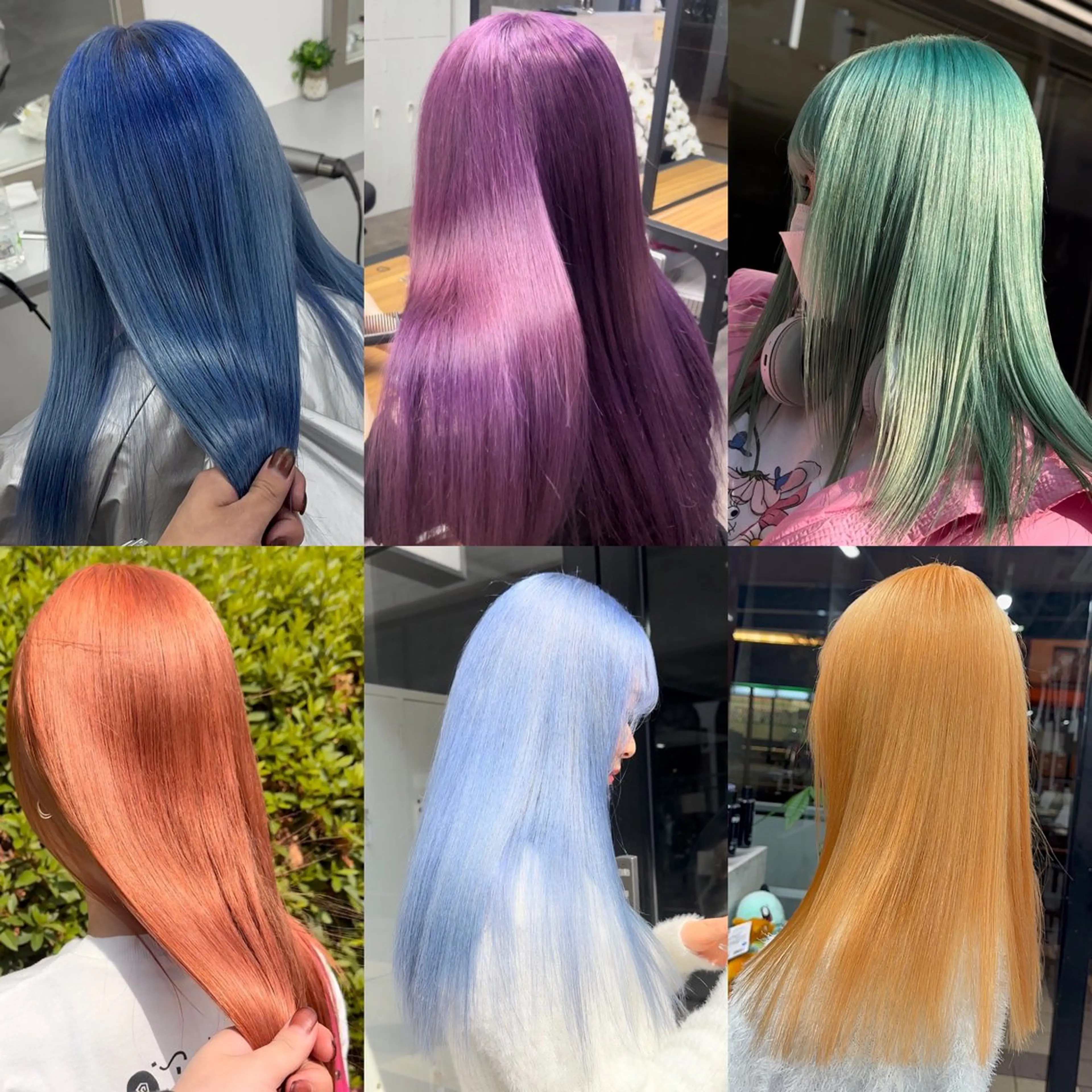 💘ホワイトブリーチ＋トレンドな派手髪カラー　ご相談カウンセリングOK💘¥11900の写真