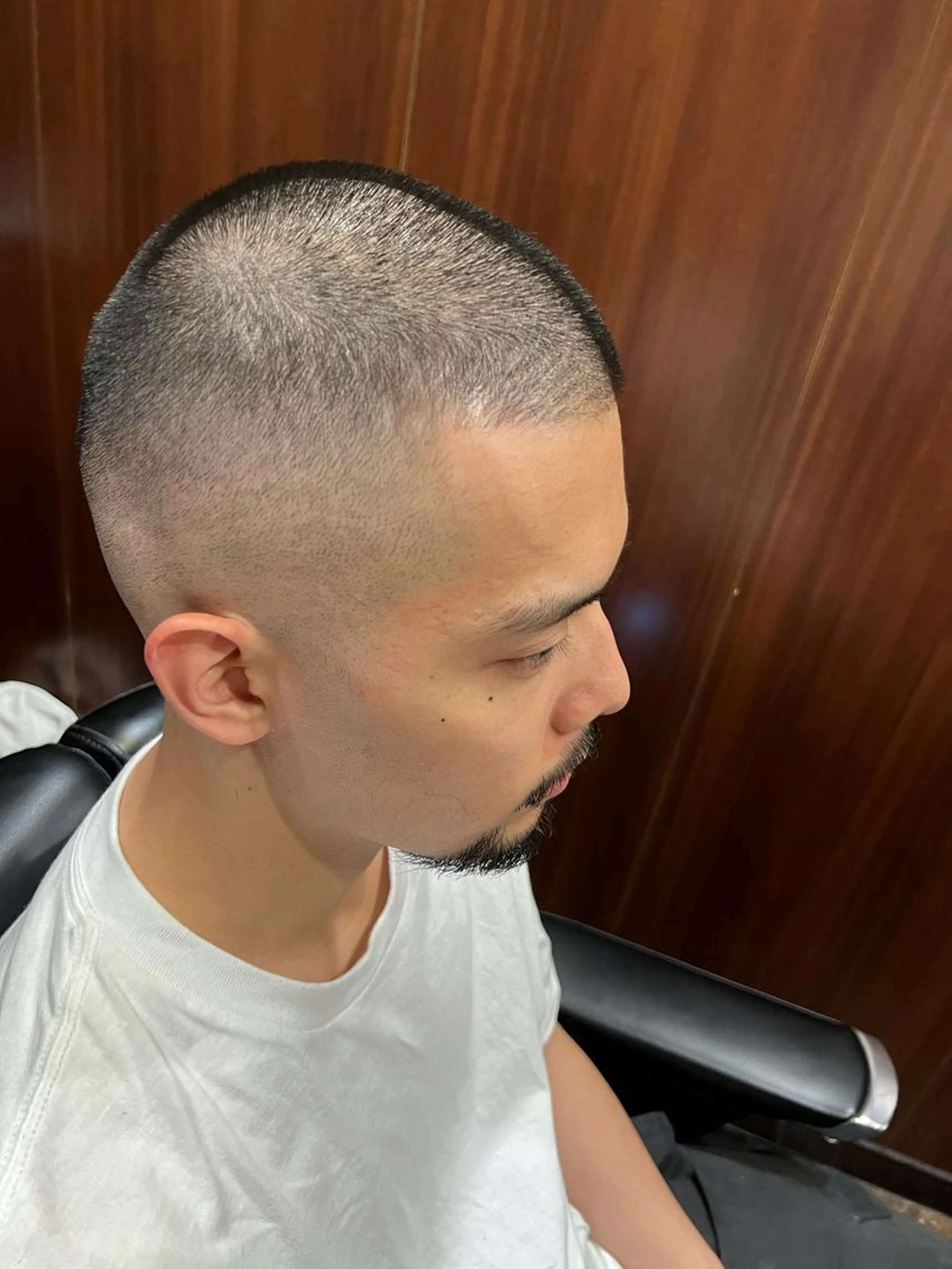 スキンフェードカット&セットの写真