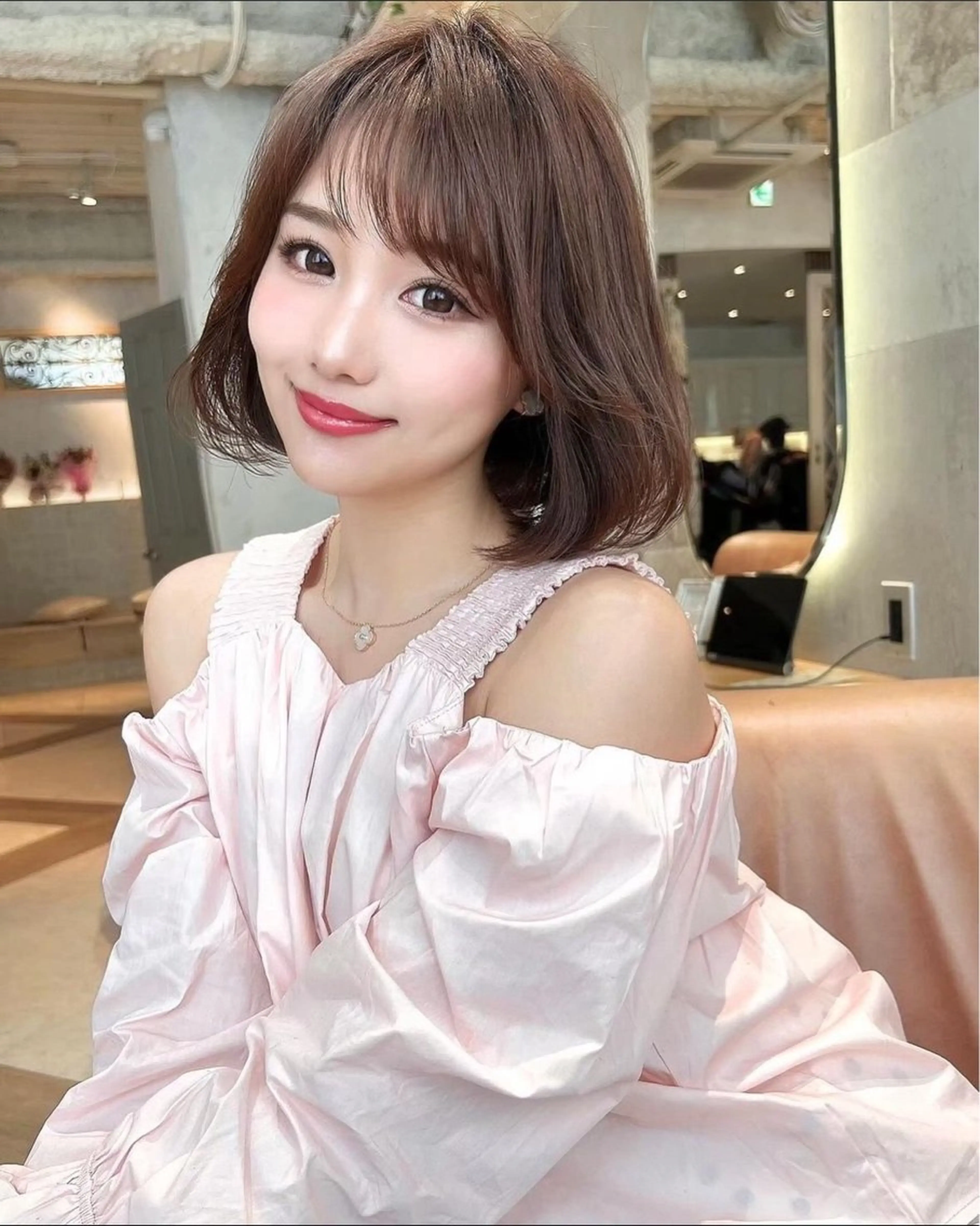 ロング 美髪矯正×レイヤー 松田空優哉のヘアスタイル