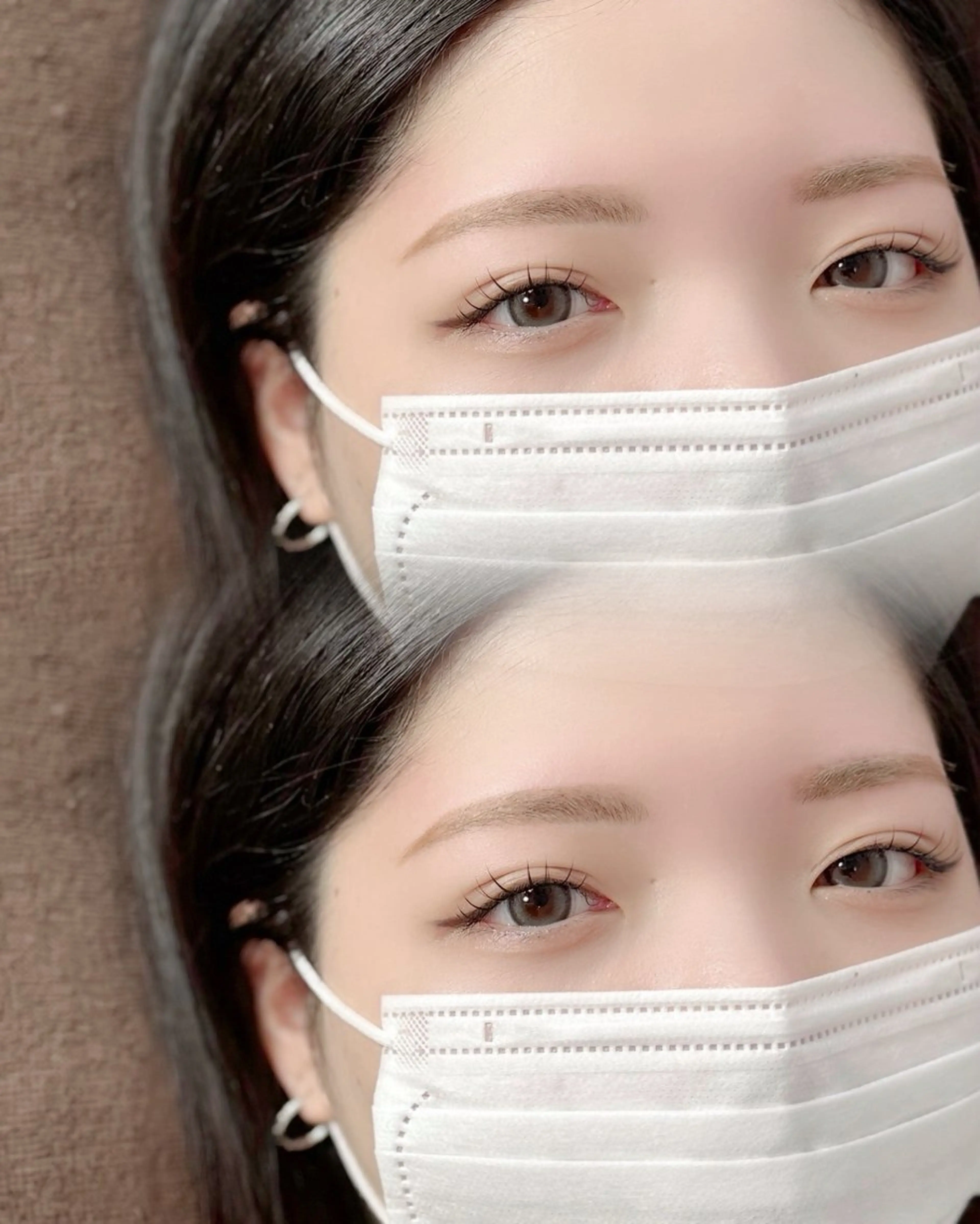 シングルラッシュリフト80本の写真