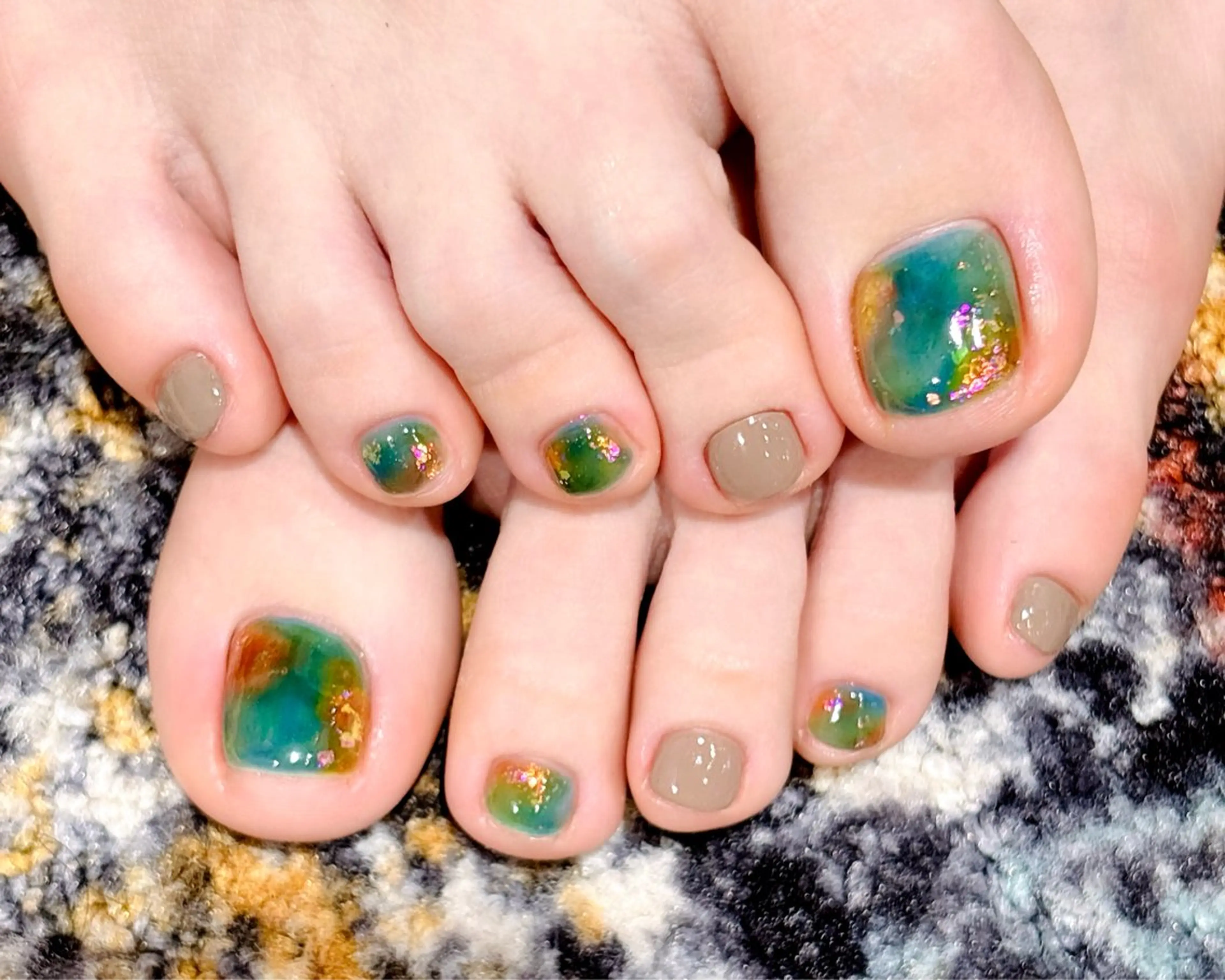 ネイル フットネイル megu  / sōko nailのネイルデザイン