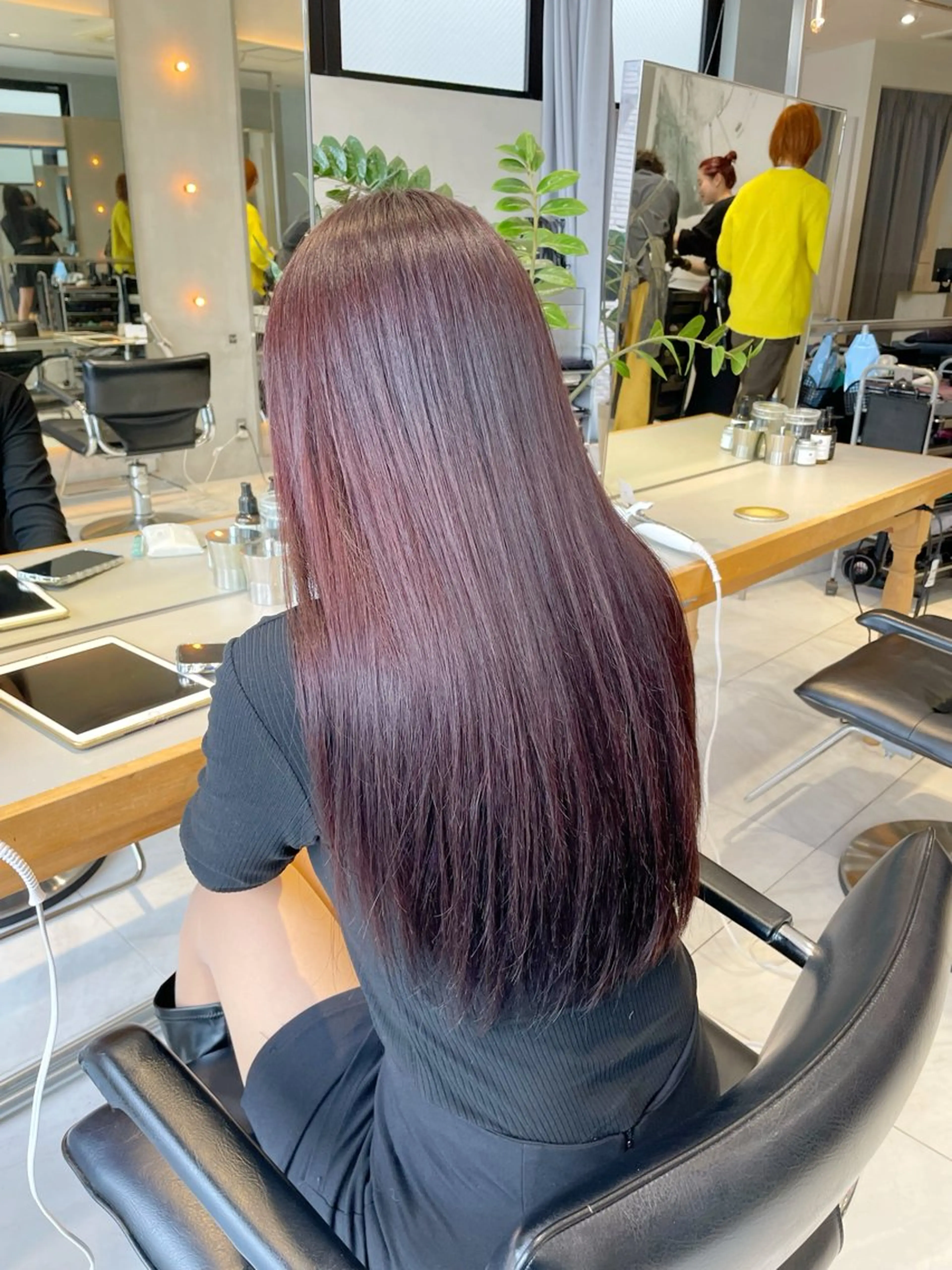 ロング カラー ヘアアレンジ 艶髪/レイヤーカット 🐣misakiのヘアスタイル