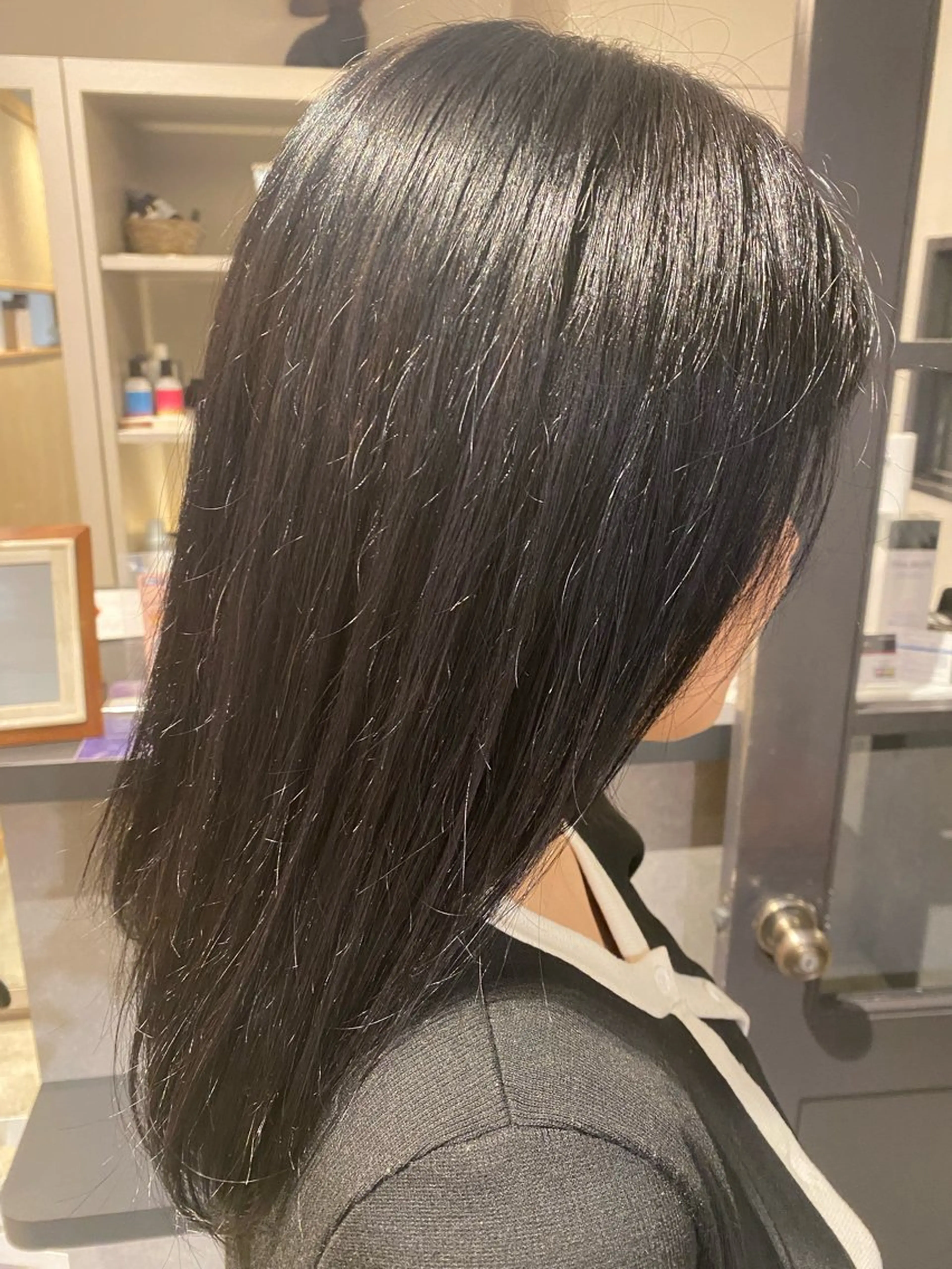 セミロング ヘアカラー 荒川 匠磨のヘアスタイル