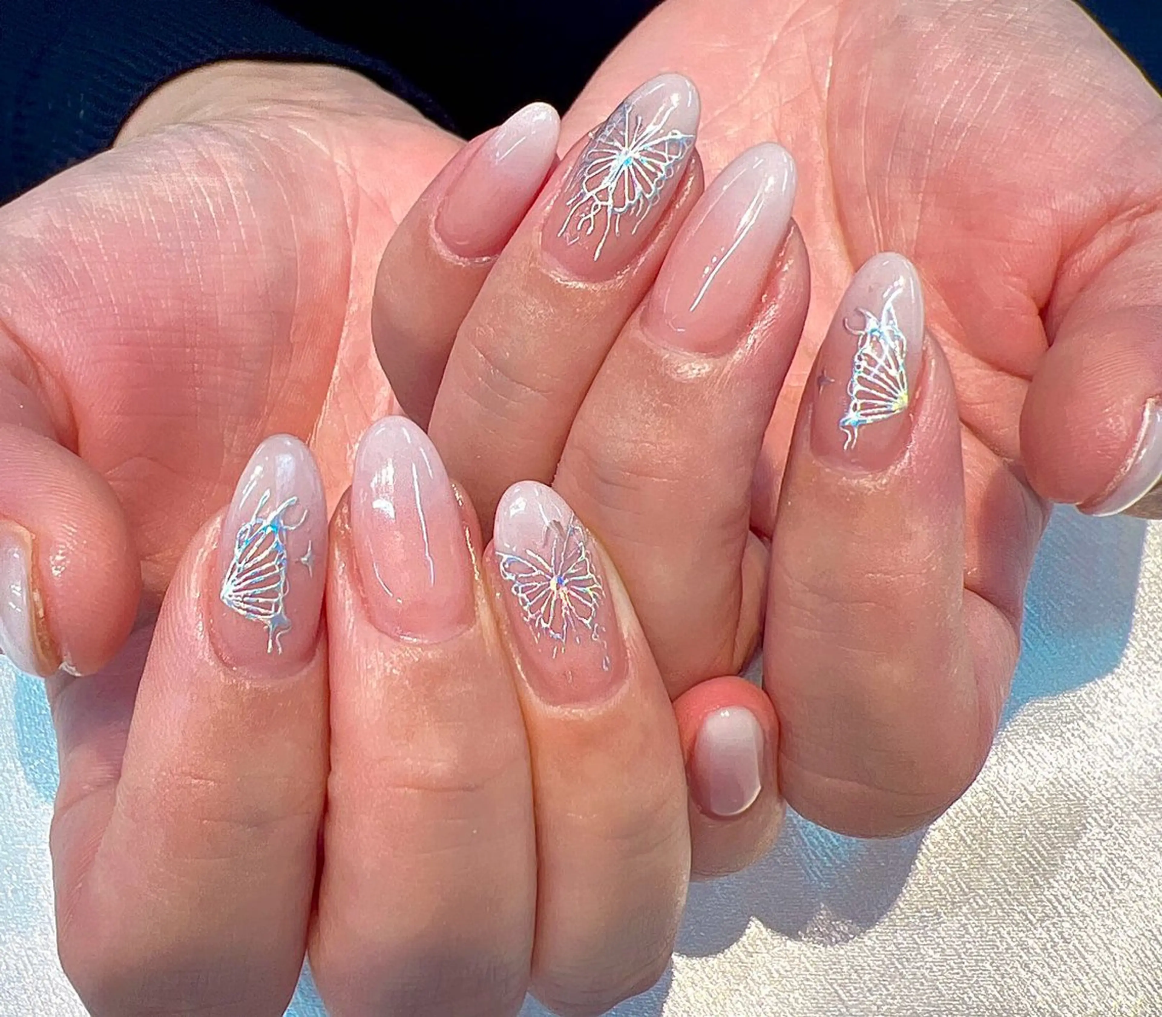 ネイル チークネイル 長さ出し ジェルネイル マグネットネイル 持ち込み ハンドネイル ハンドケア ラッキーネイルサロン 西川口東口店のネイルデザイン