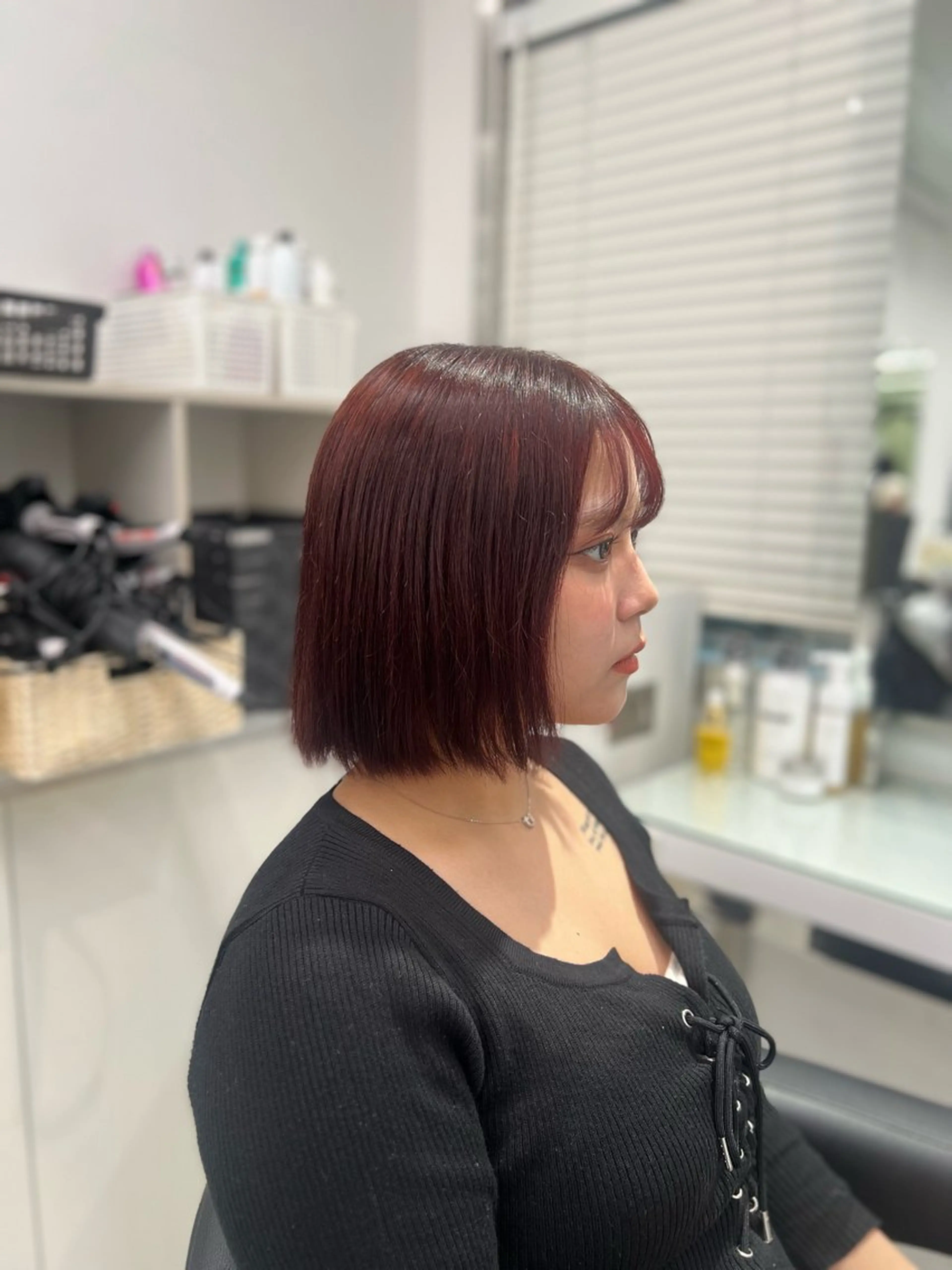 カラー ヘアカラー トリートメント ヘッドスパ ヘアセット ブリーチなし透明感 💗RYOTAのヘアスタイル