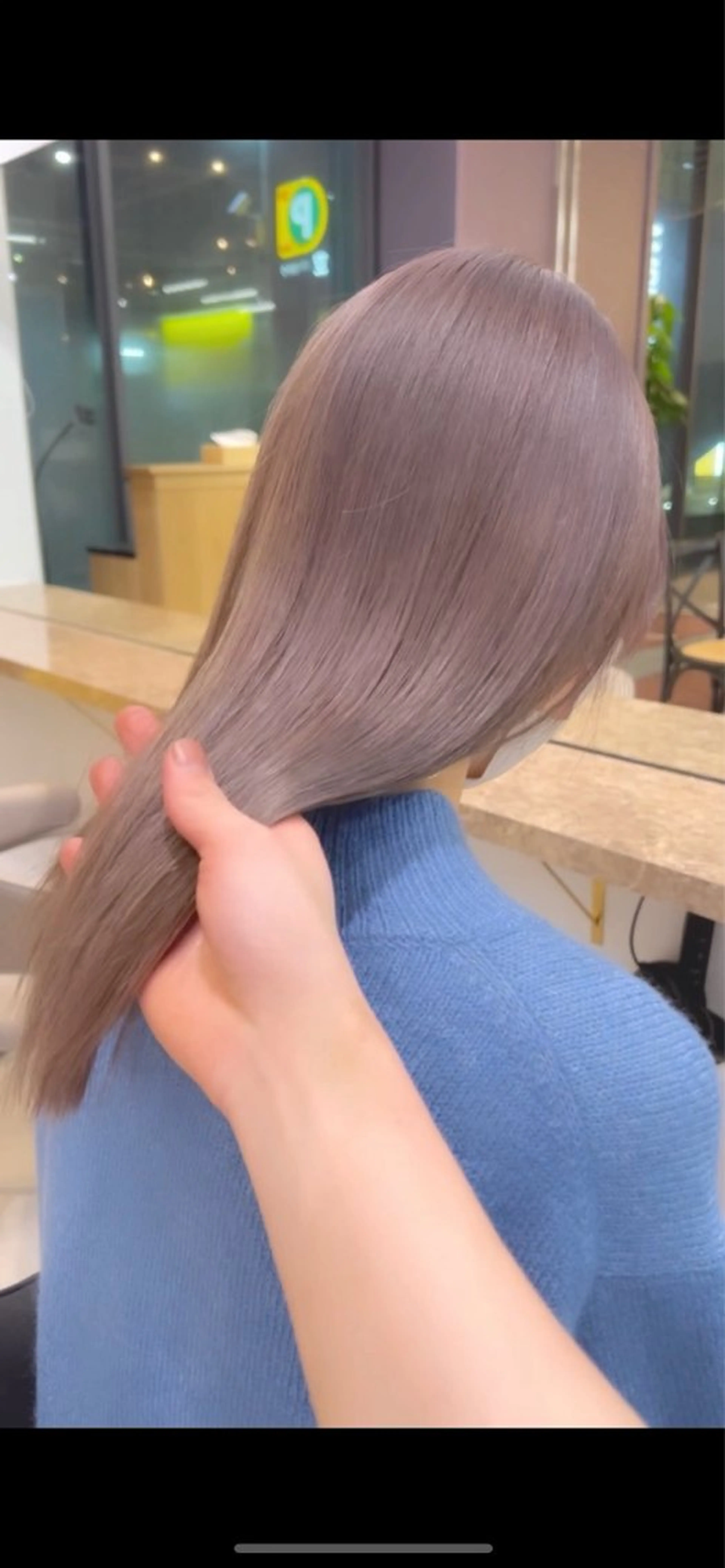 セミロング 🩵似合わせカット/ カラー/あさか 🩵のヘアスタイル