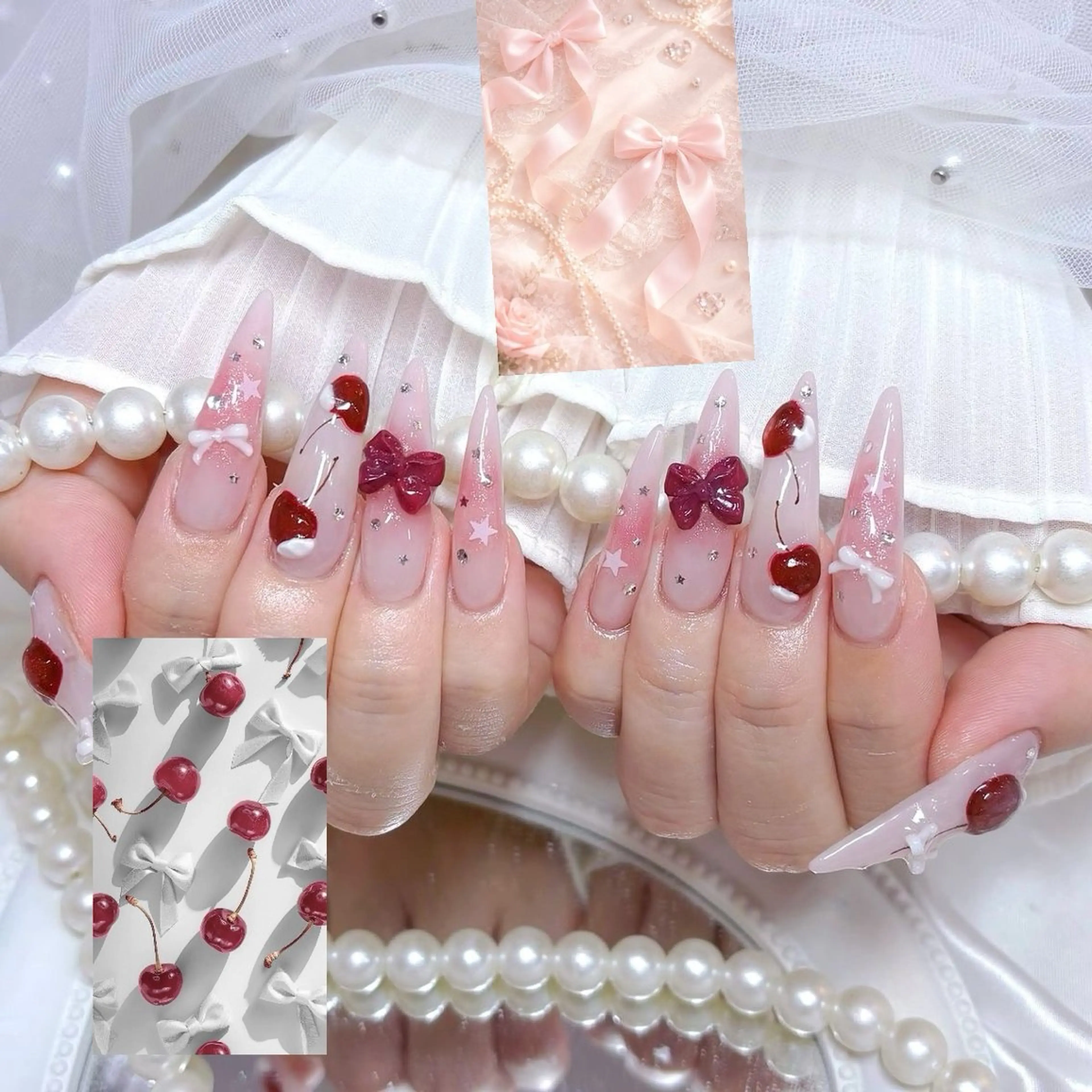 カラー グラデーションカラー ピンクカラー ハンドネイル AIN Nailのネイルデザイン