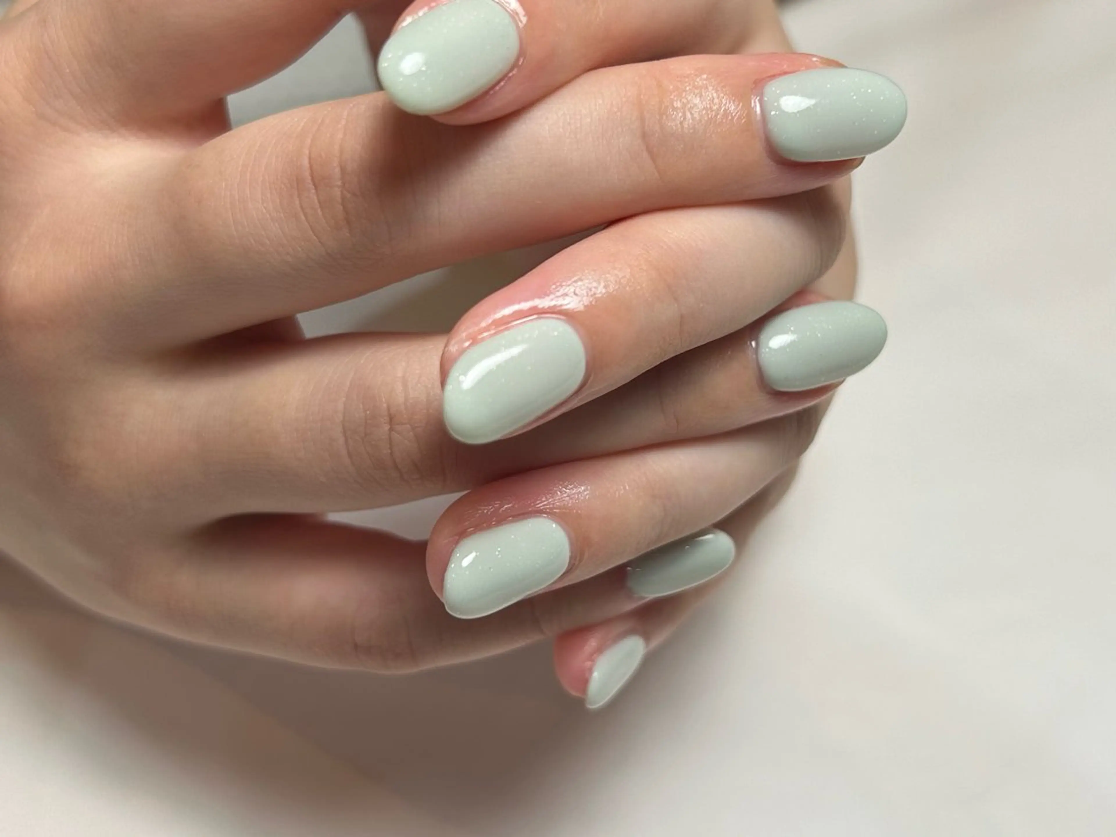 ネイル オフィスネイル ワンカラーネイル シンプルネイル 夏ネイル mark by 7 LOOKS yukaのネイルデザイン