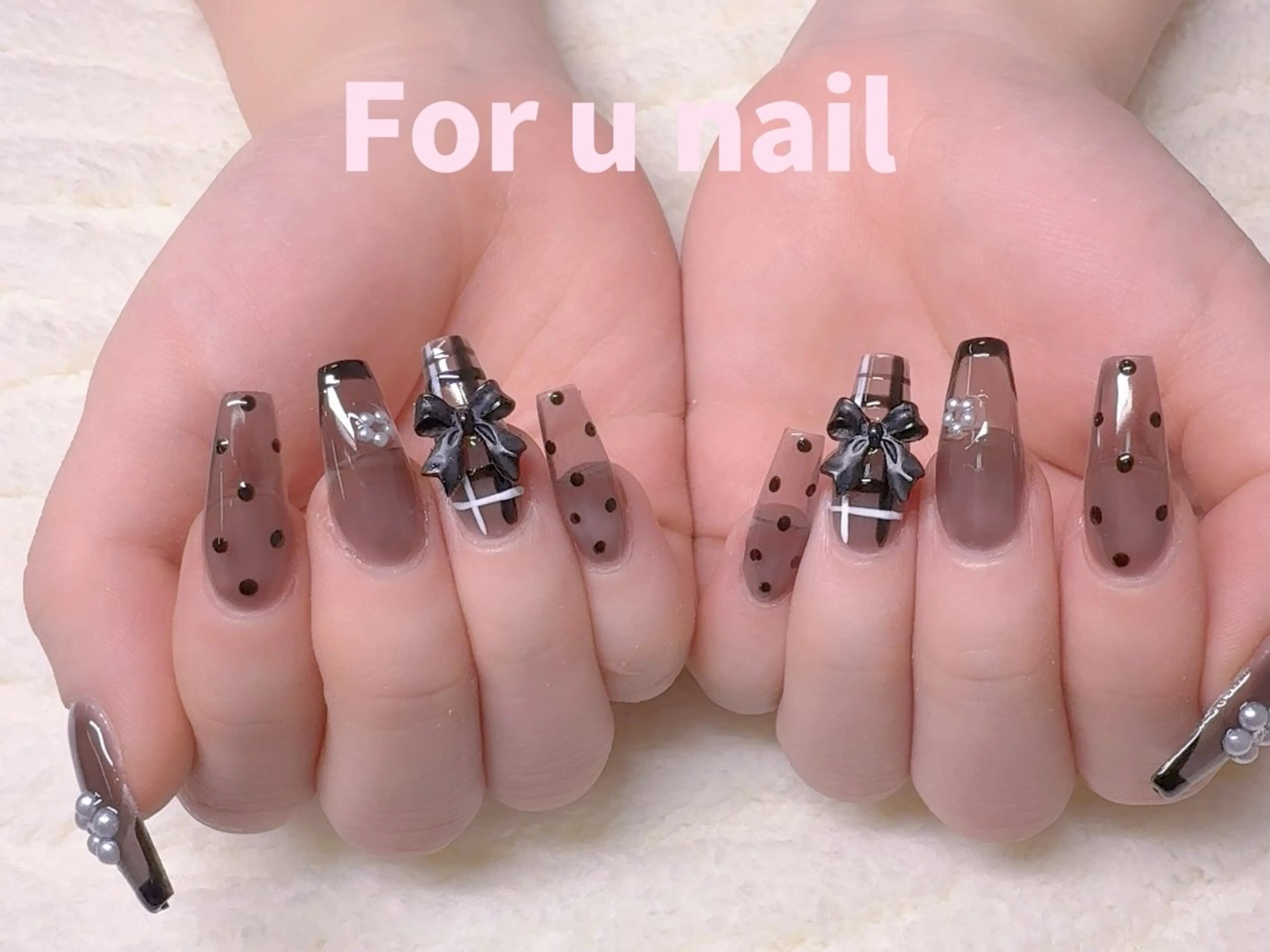 ネイル 成人式 韓国ネイル オフィスネイル ハンドネイル ハンドケア cat‘s nail🐈‍⬛のネイルデザイン