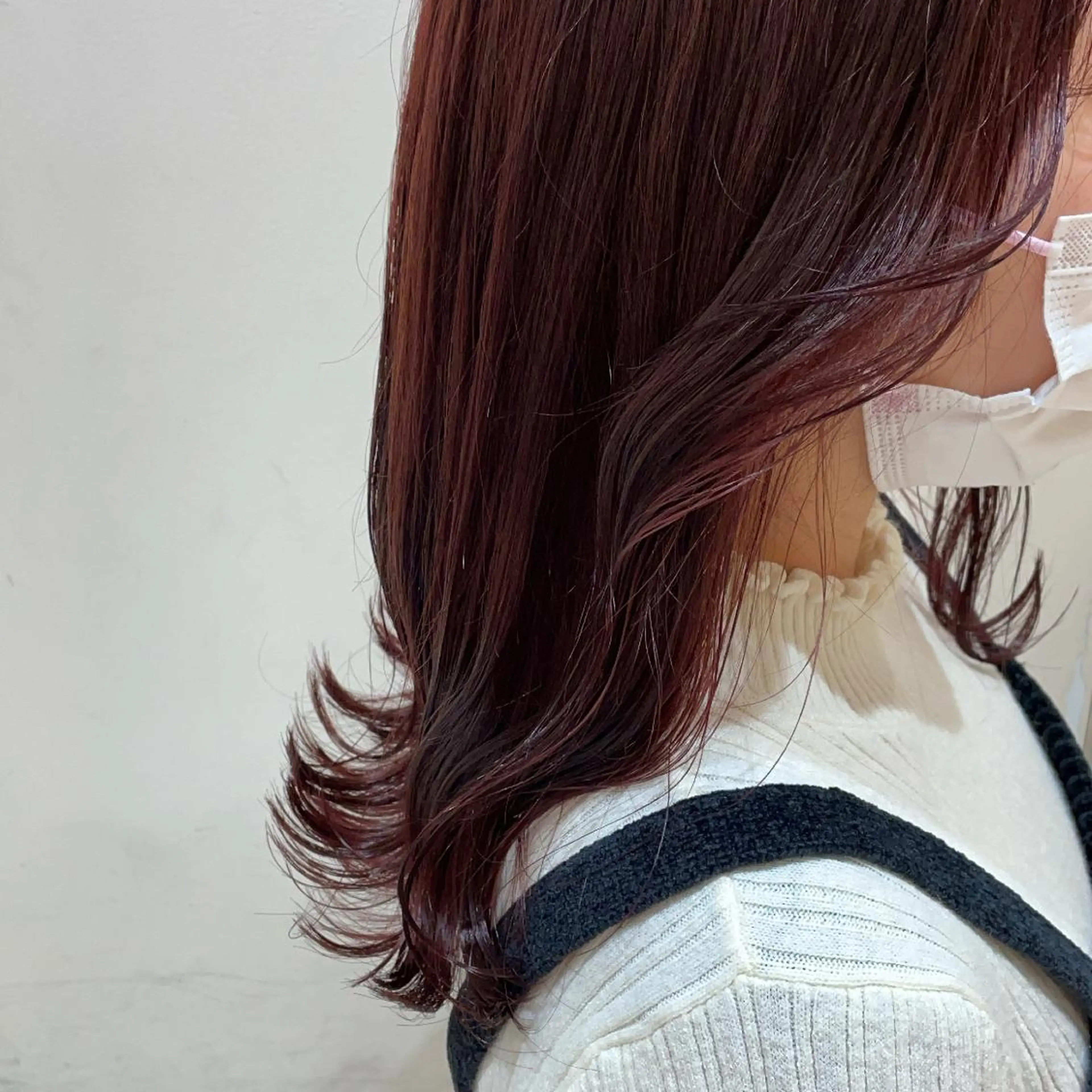 ミディアム トリートメント ヘアカラー 大橋 芽衣のヘアスタイル