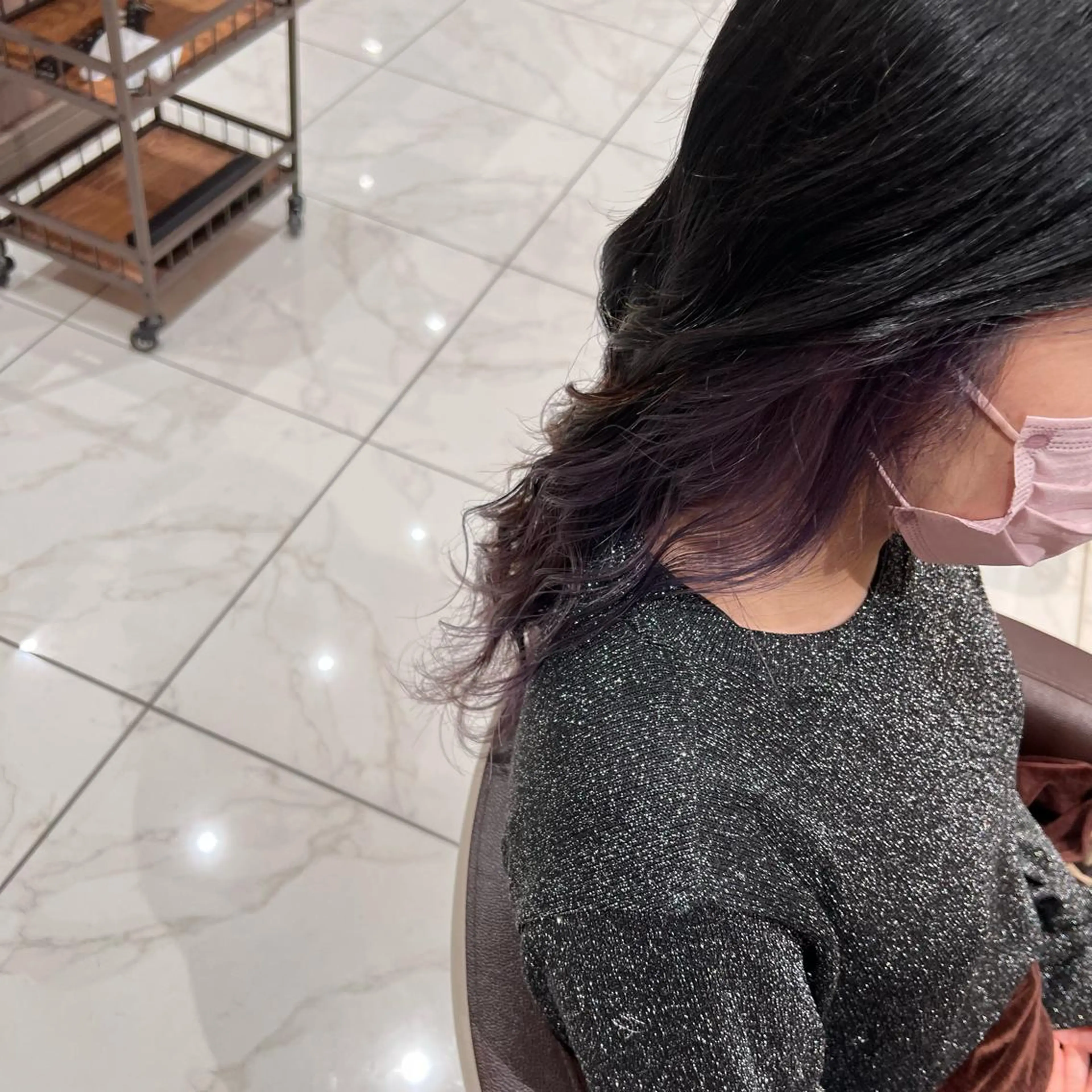 ロング カラー ヘアアレンジ 小白井 由美のヘアスタイル