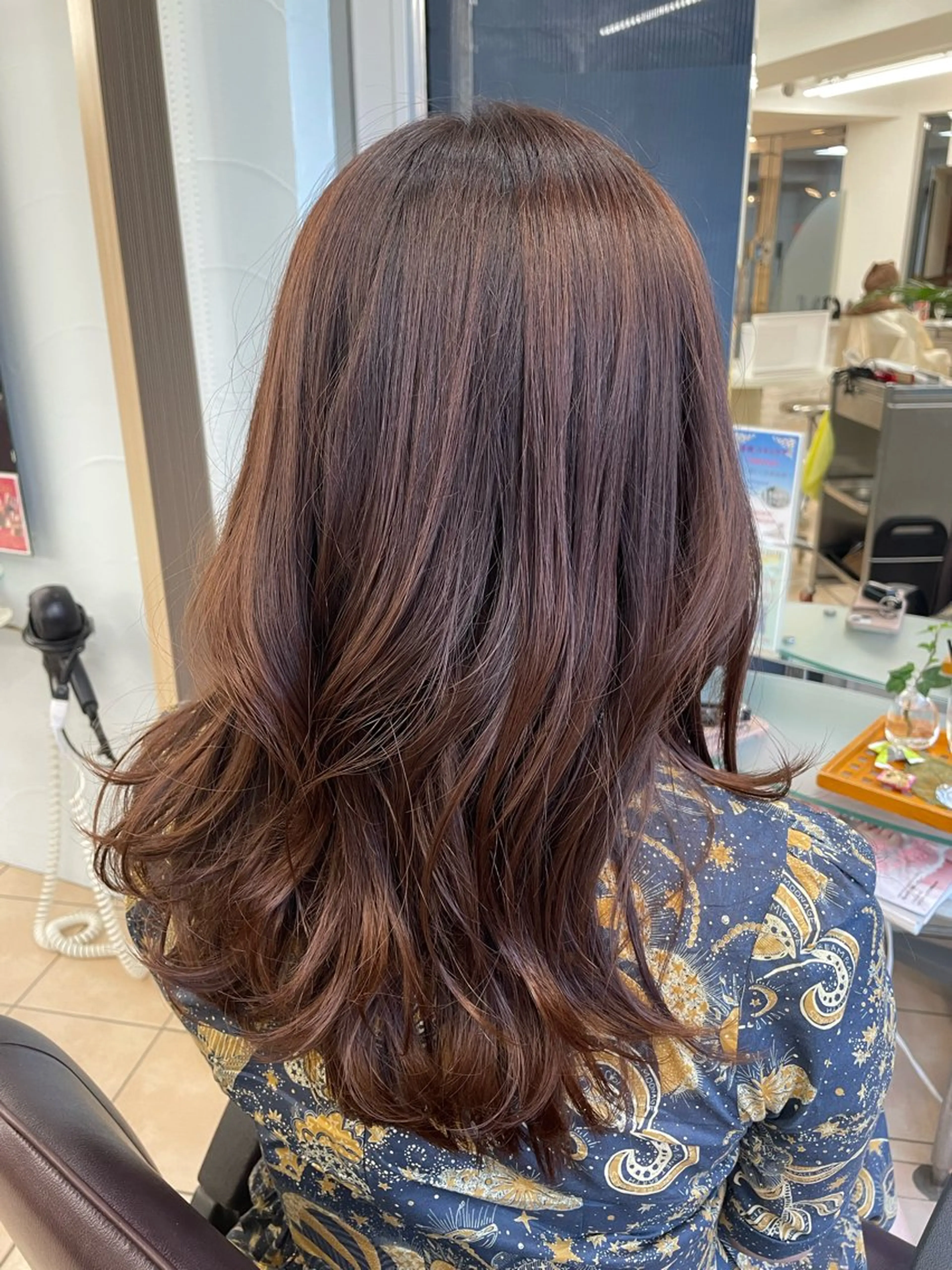 ロング カラー 髪質改善 レイヤーカット ロング カット ヘアカラー トリートメント 宗村  嘉哉のヘアスタイル