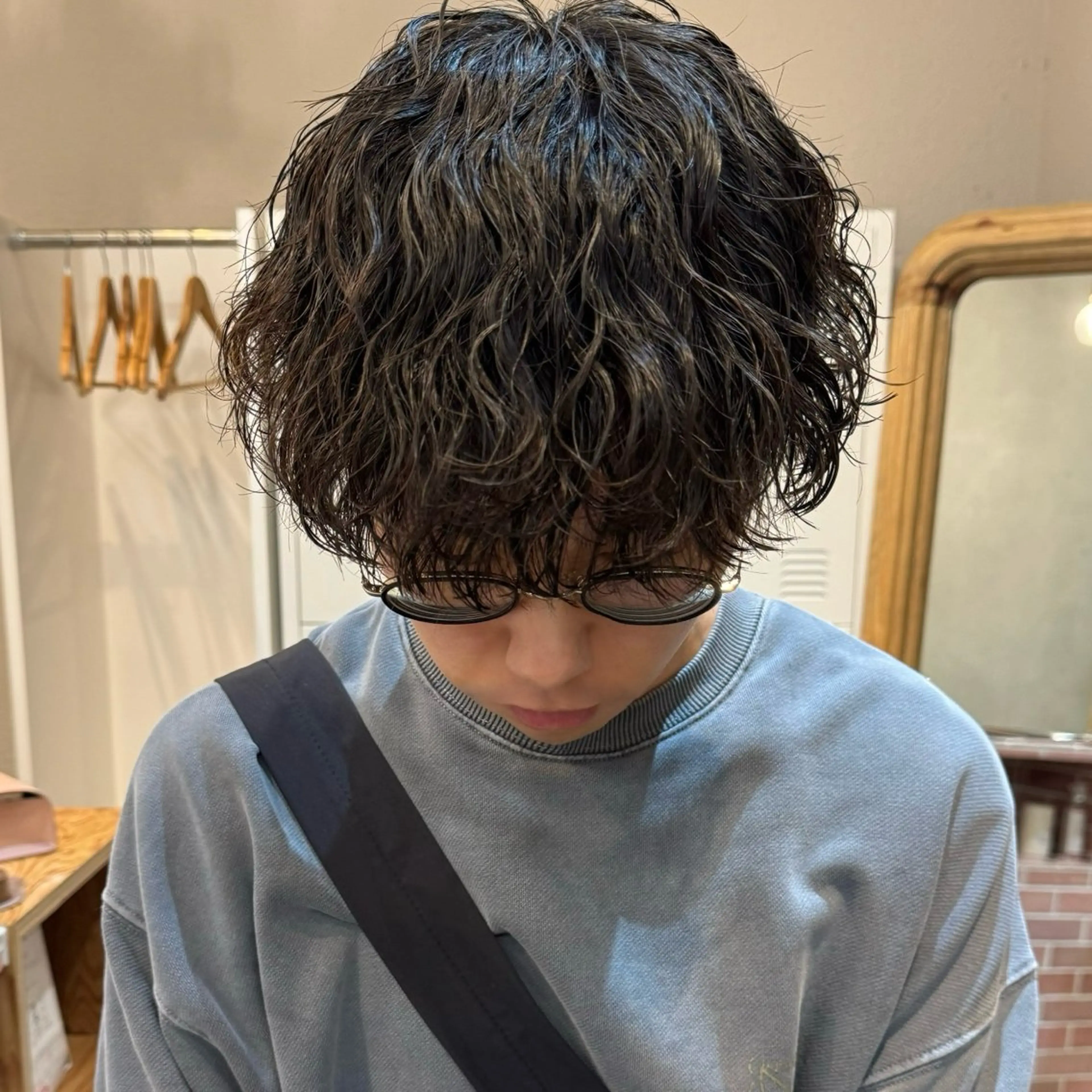 パーマ メンズ カット パーマ トリートメント cope'u  emu所属・cope'u moneのヘアスタイル