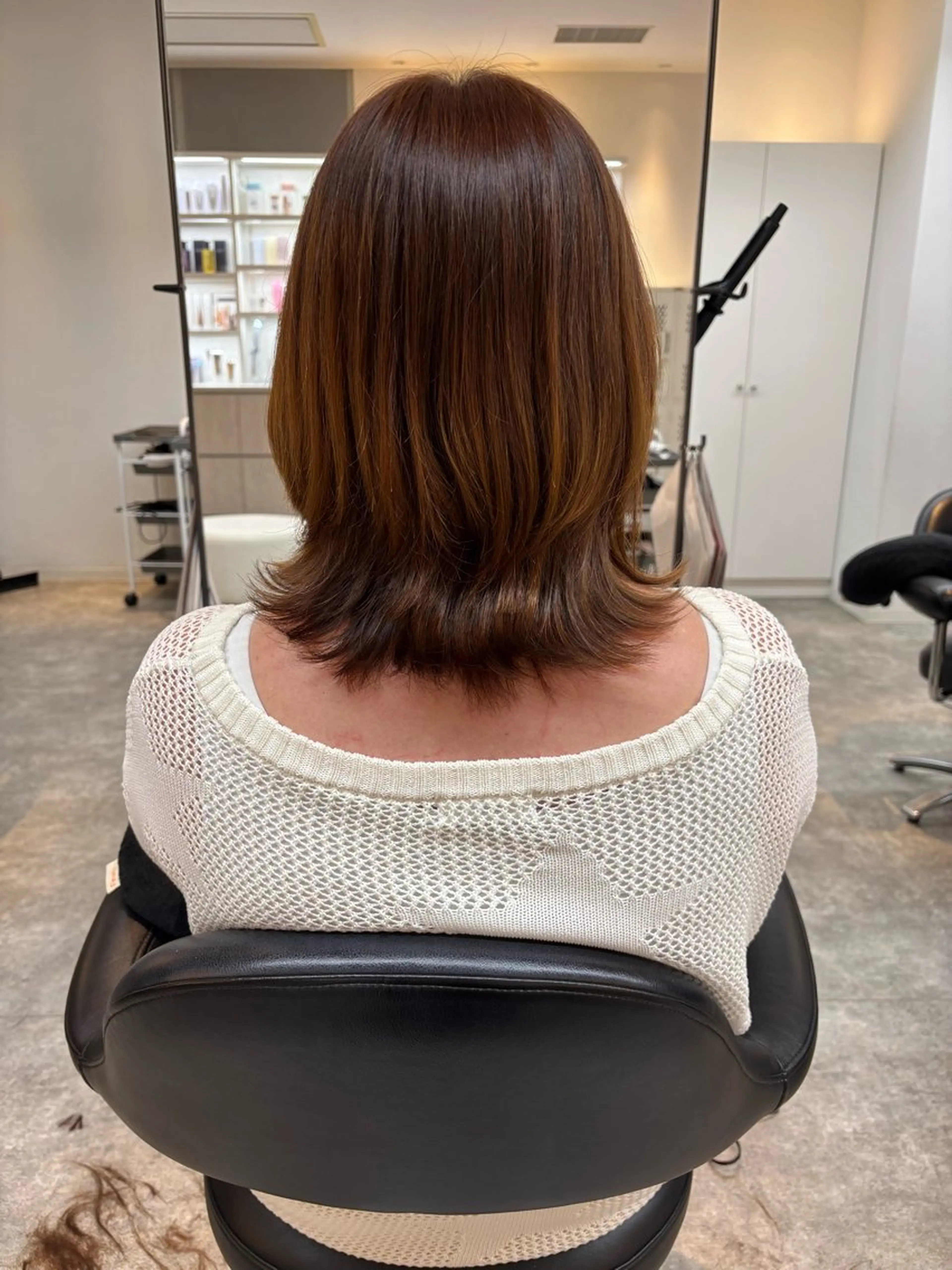 ミディアム 札幌美容室♡西塔 瑠音🎀のヘアスタイル