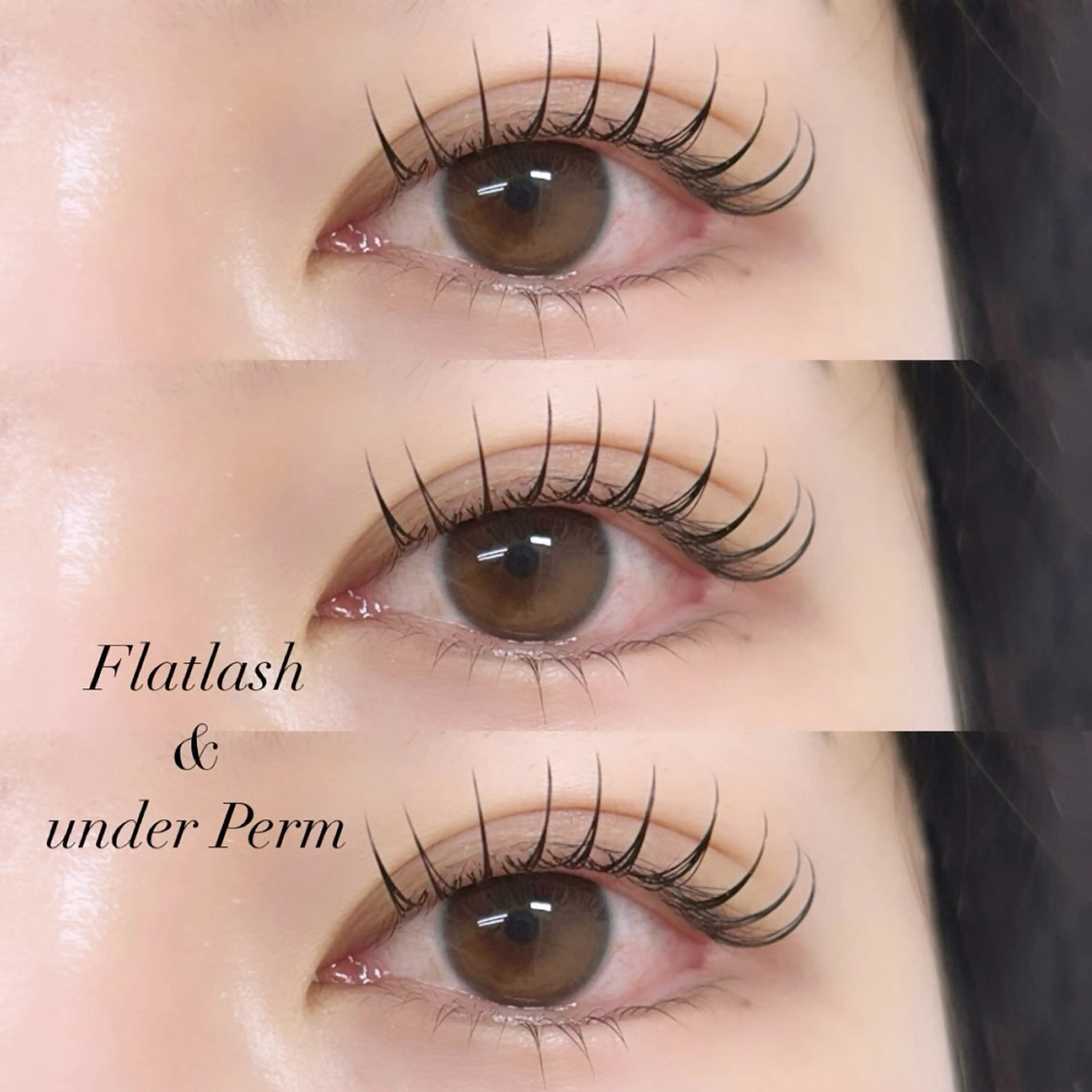 マツエク・マツパ フラットラッシュ まつげパーマ 下まつげエクステ マツエク Luna所属・YUKA 💫大阪福島のマツエク・マツパデザイン