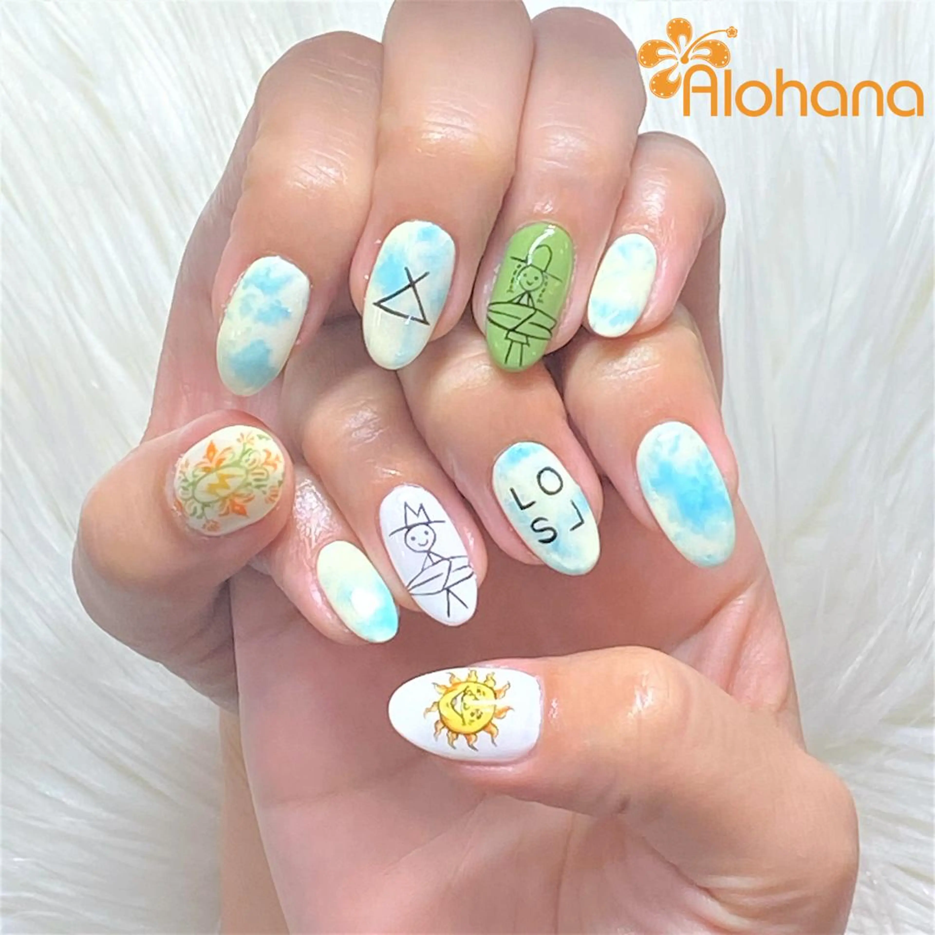 ネイル Alohana Minaのネイルデザイン